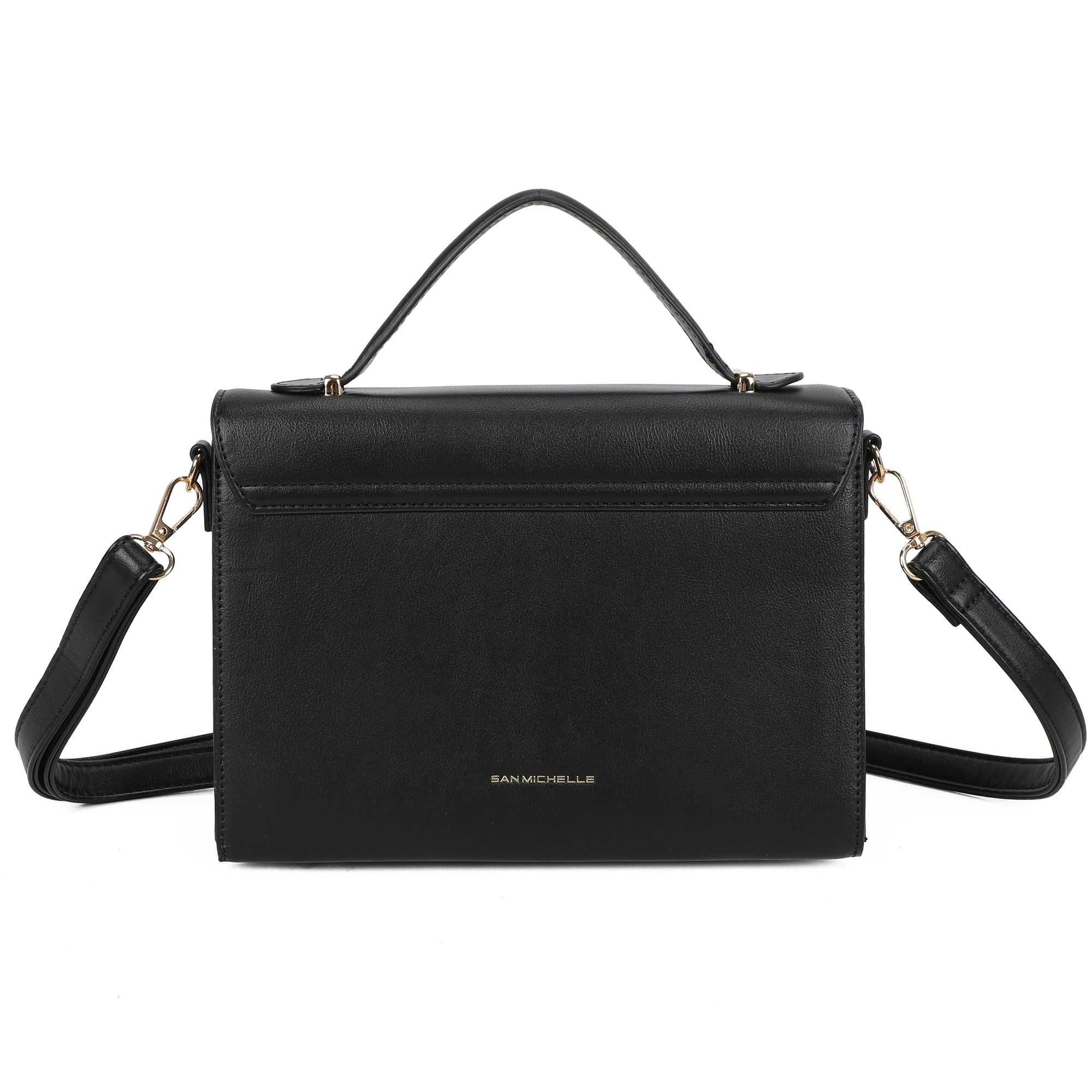 Collins Messenger Bag - Black view 4
