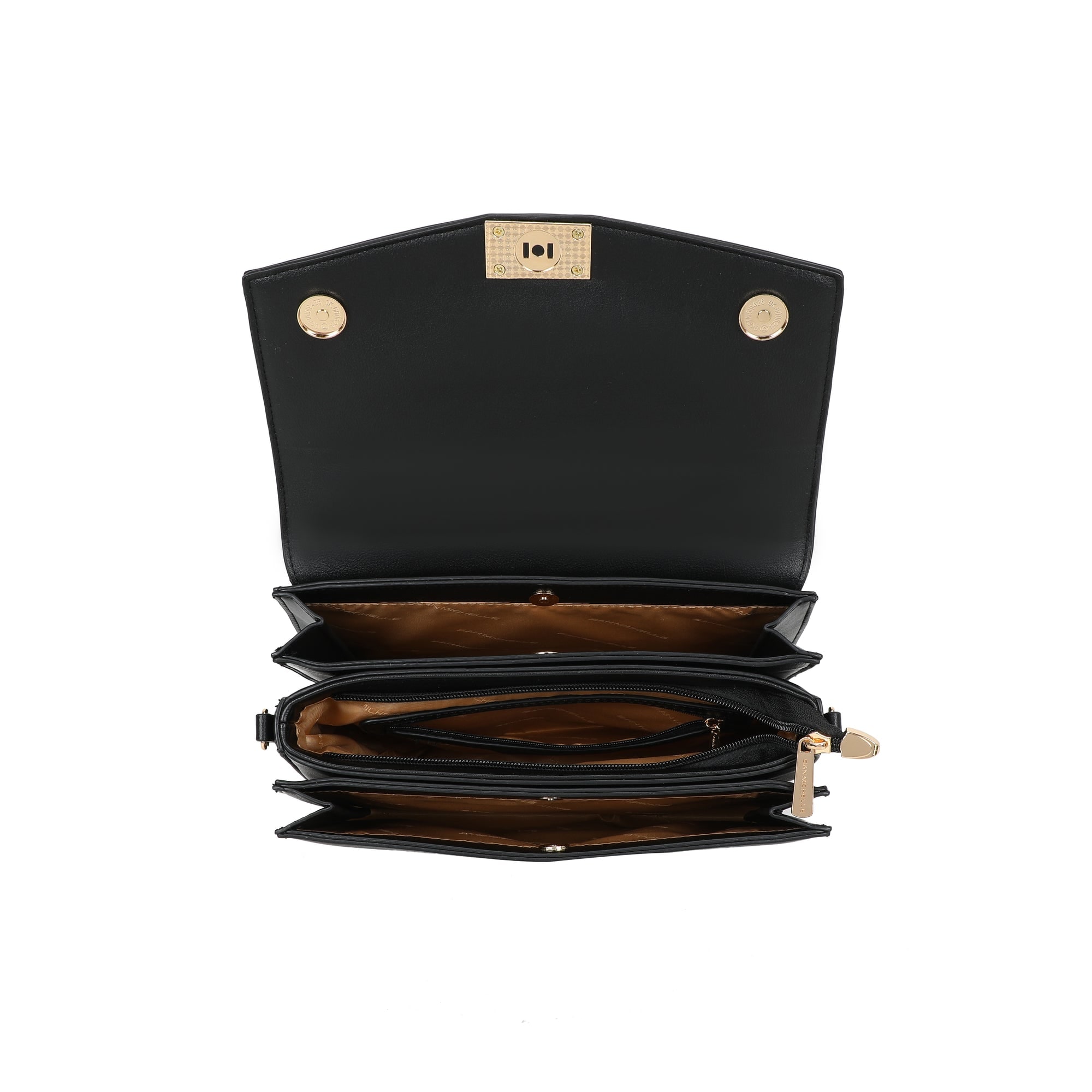 Collins Messenger Bag - Black view 5