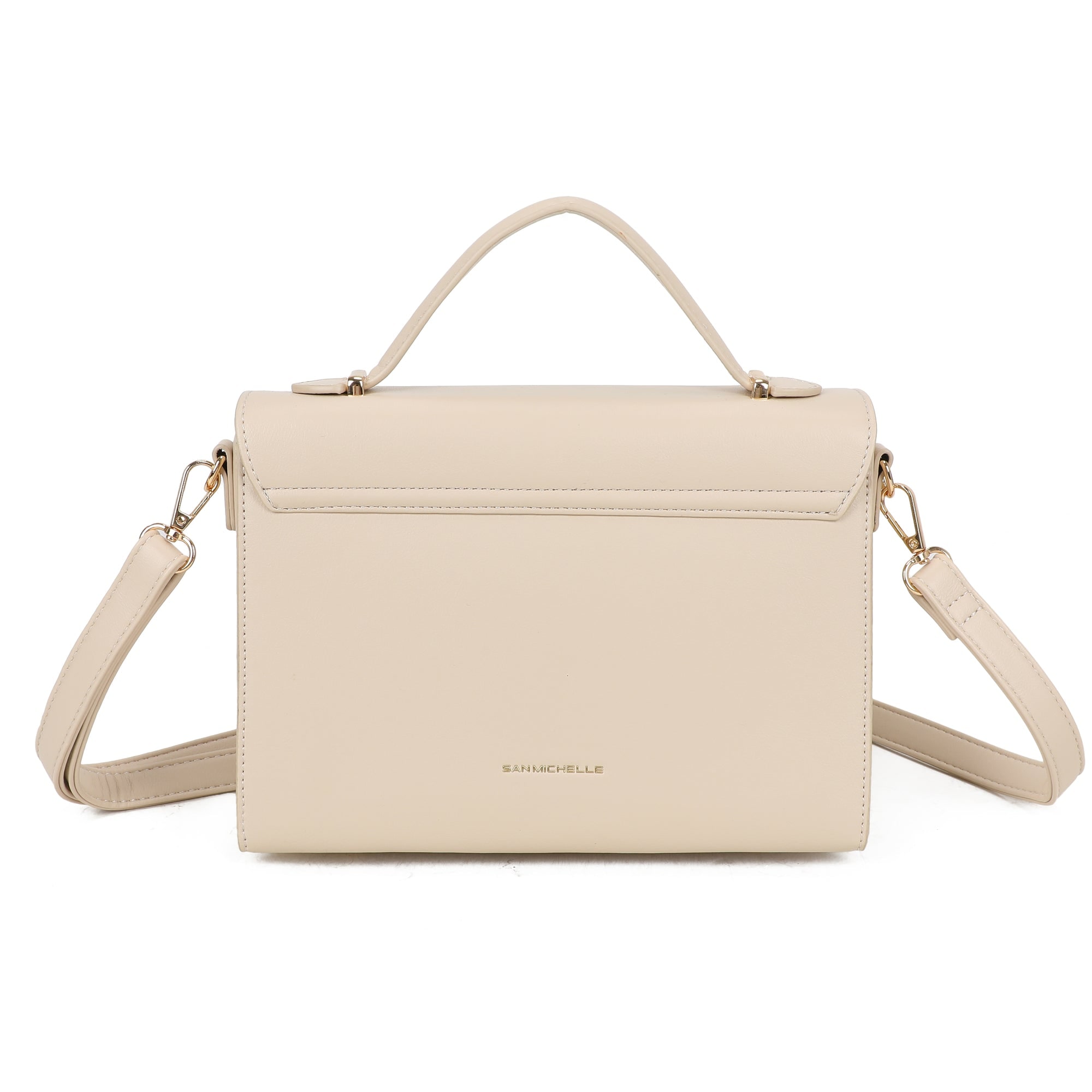 Collins Messenger Bag - Cream view 4