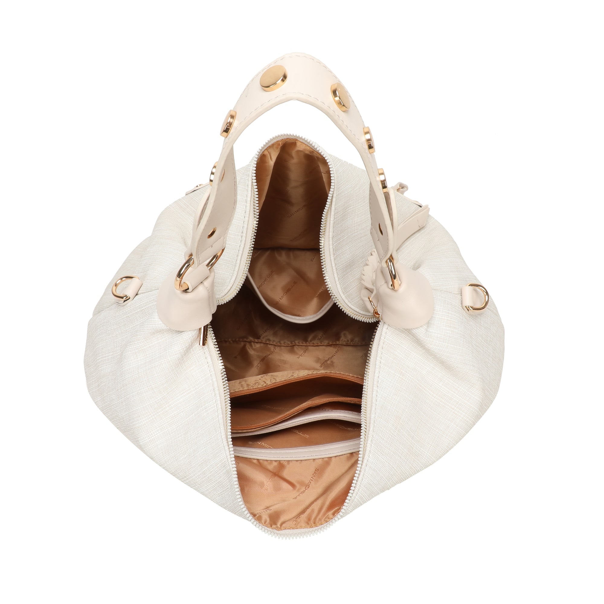 Crissa Hobo Bag - Beige view 5