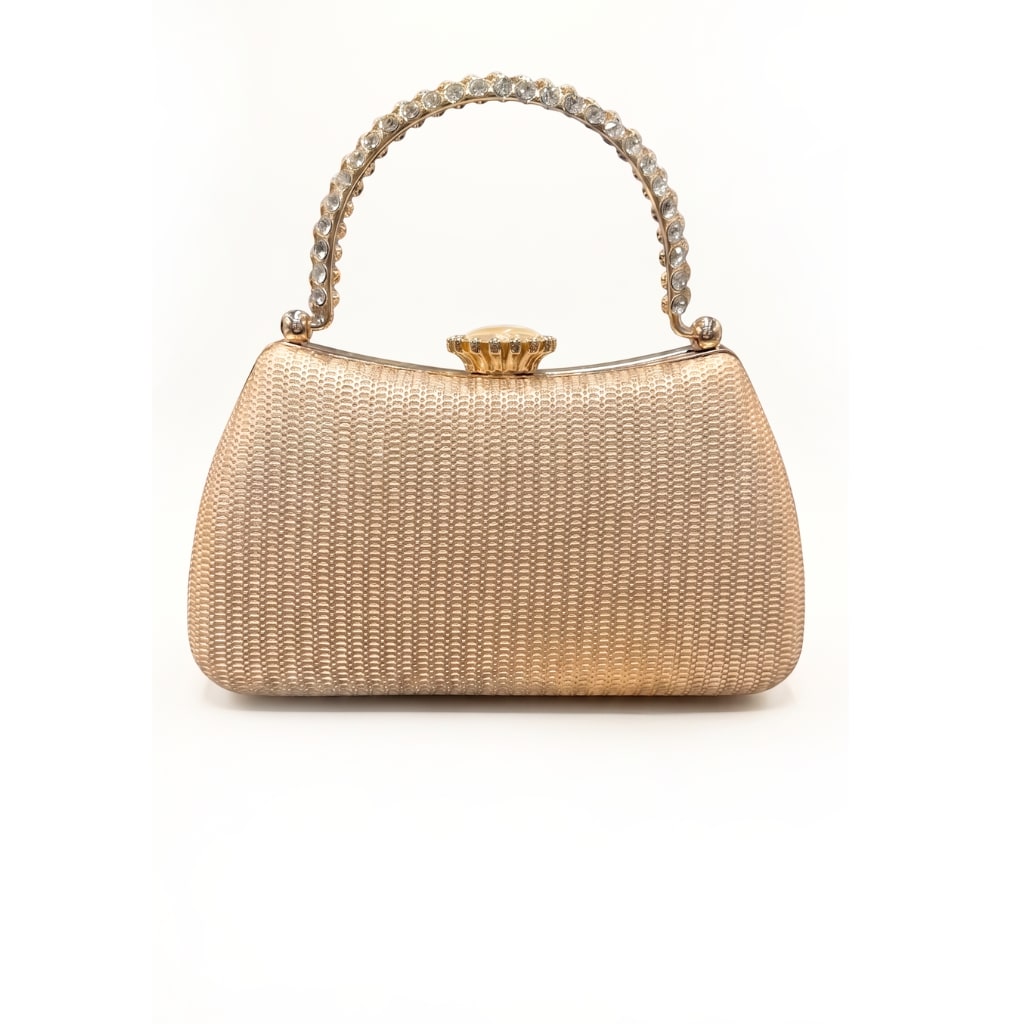 Dana Clutch Bag - Gold