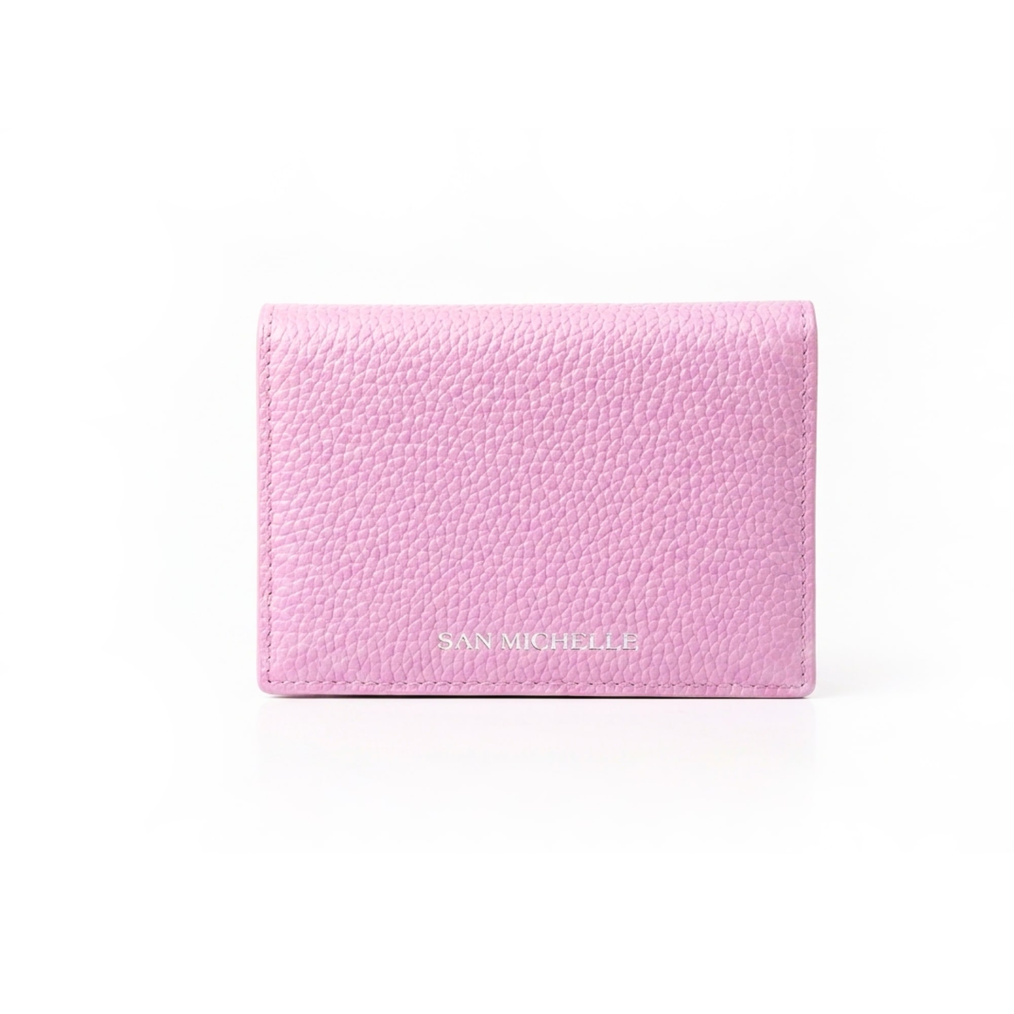 Daniel Leather Card Wallet - Orchid