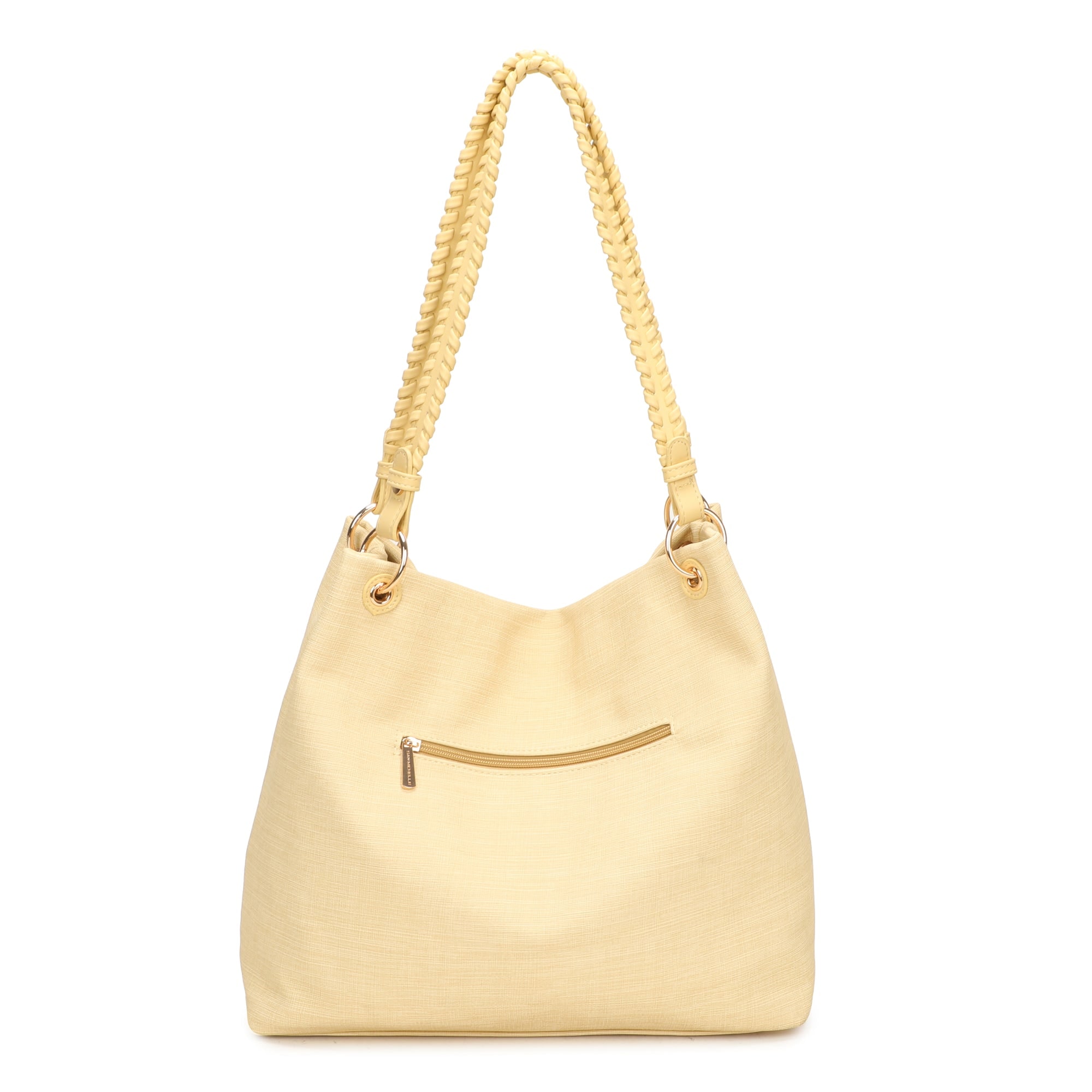 Daya Hobo Bag - Pale Yellow view 4
