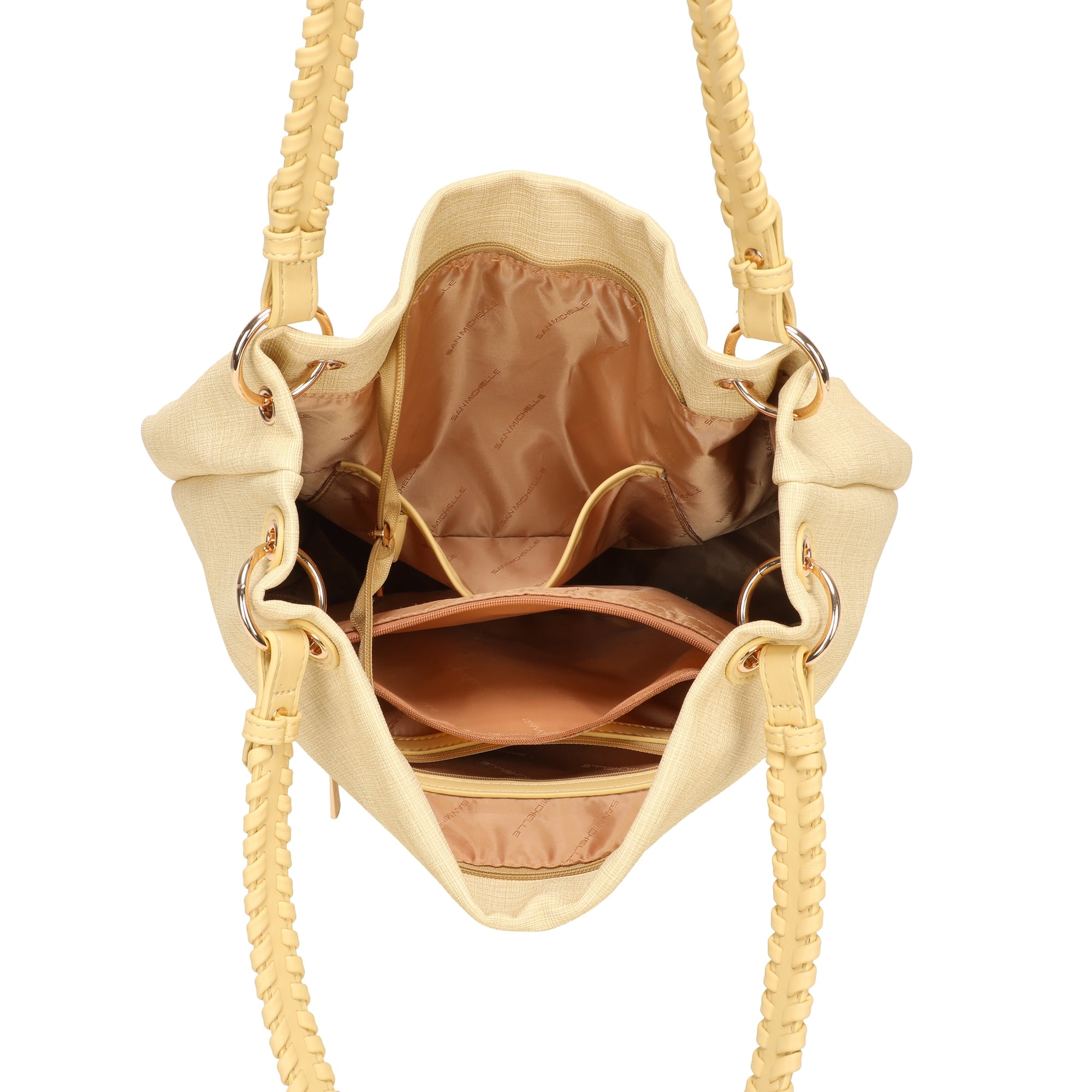 Daya Hobo Bag - Pale Yellow view 5