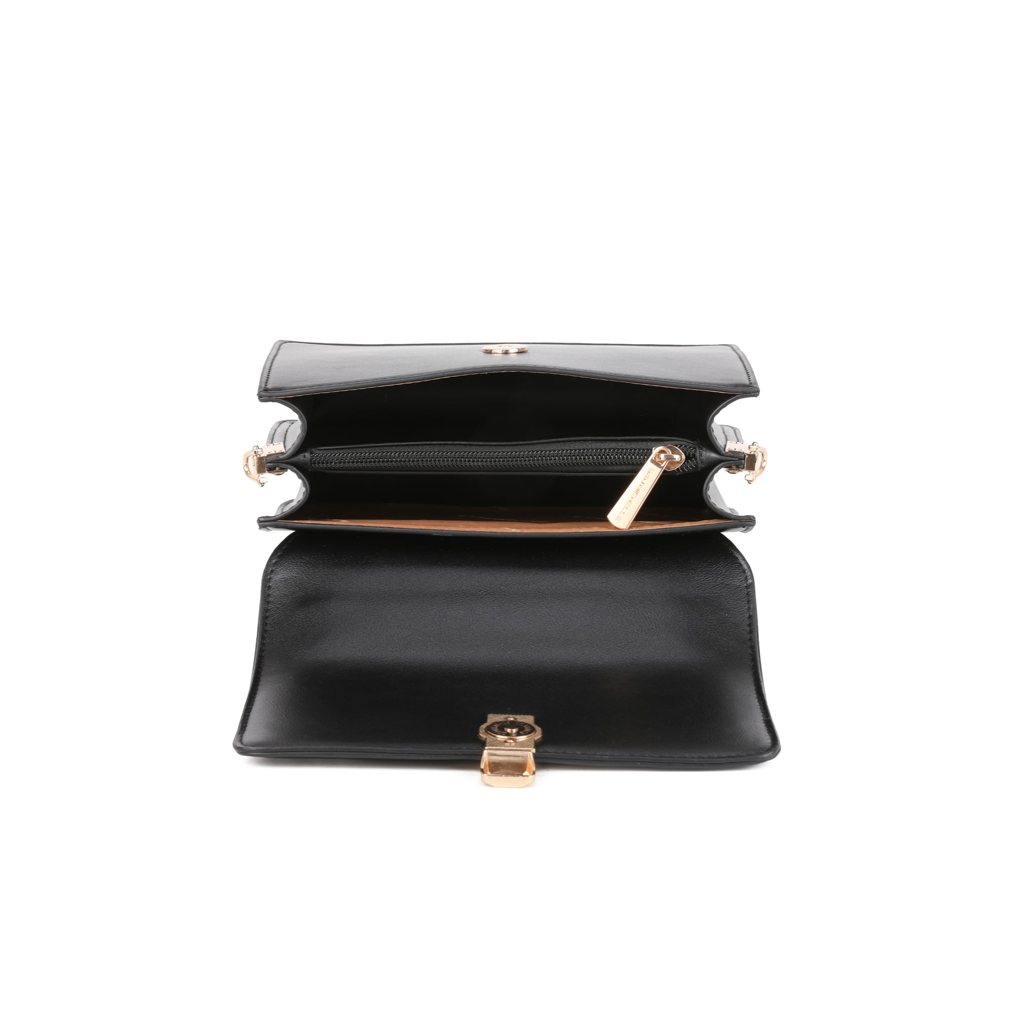 Debbie Small Top Handle Bag - Black view 5