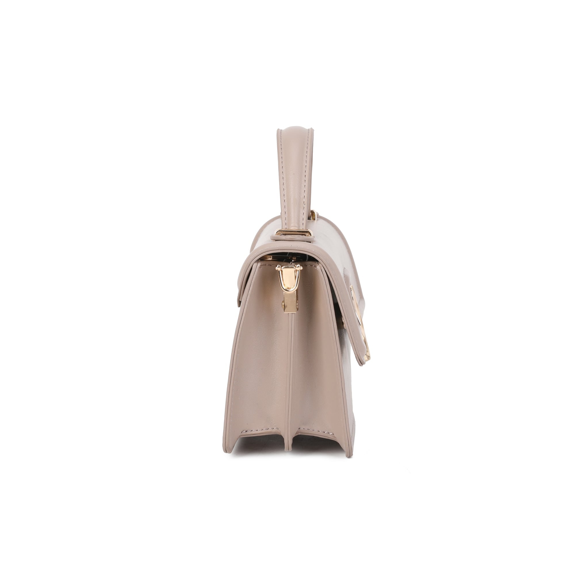 Debbie Small Top Handle Bag - Taupe view 4