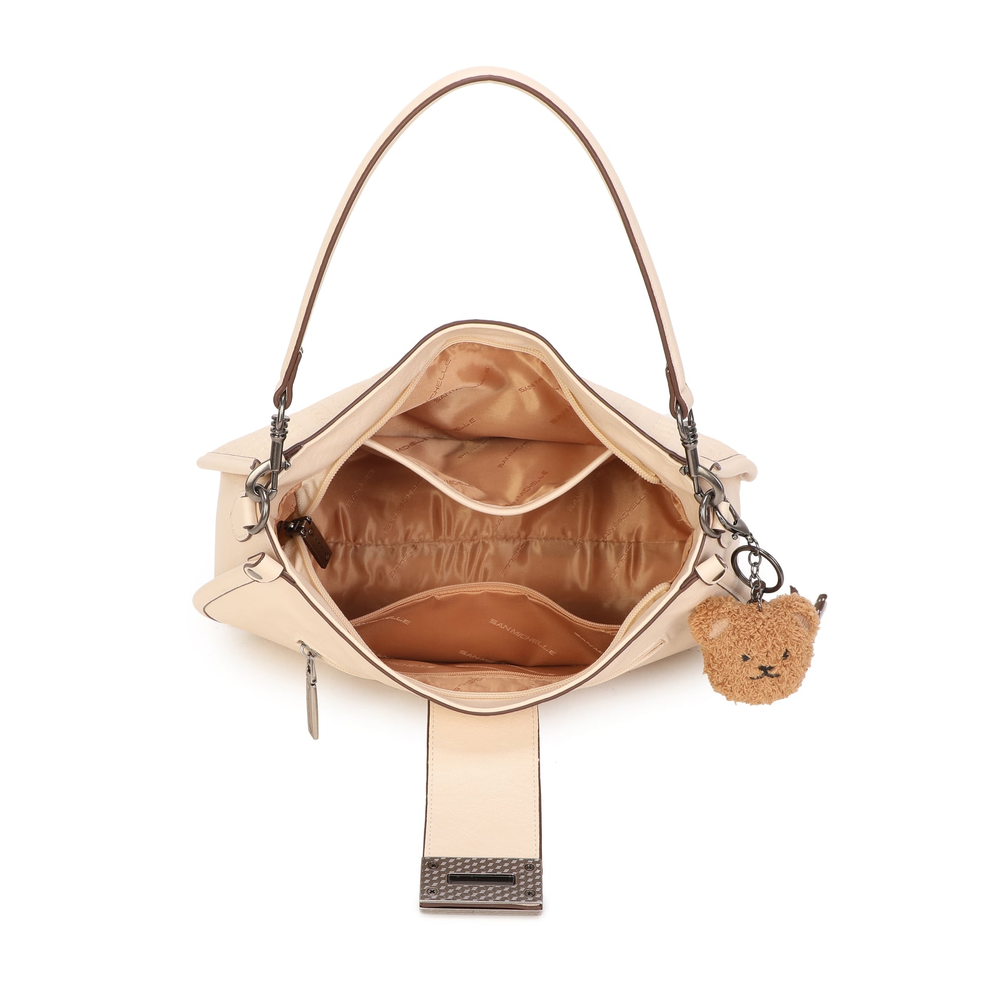 Demi Shoulder Bag - Beige view 4