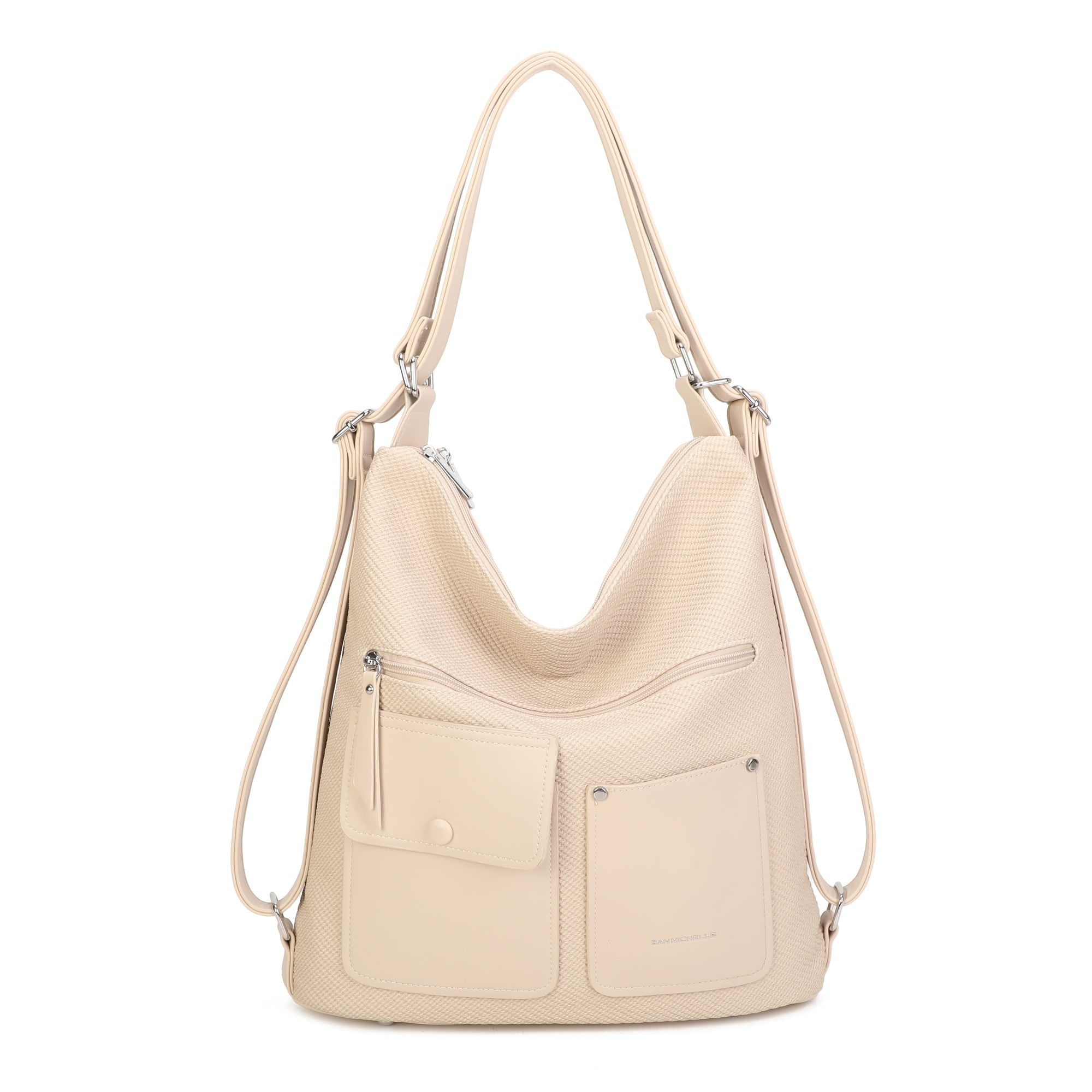 Dolly Convertible Shoulder Bag - Beige