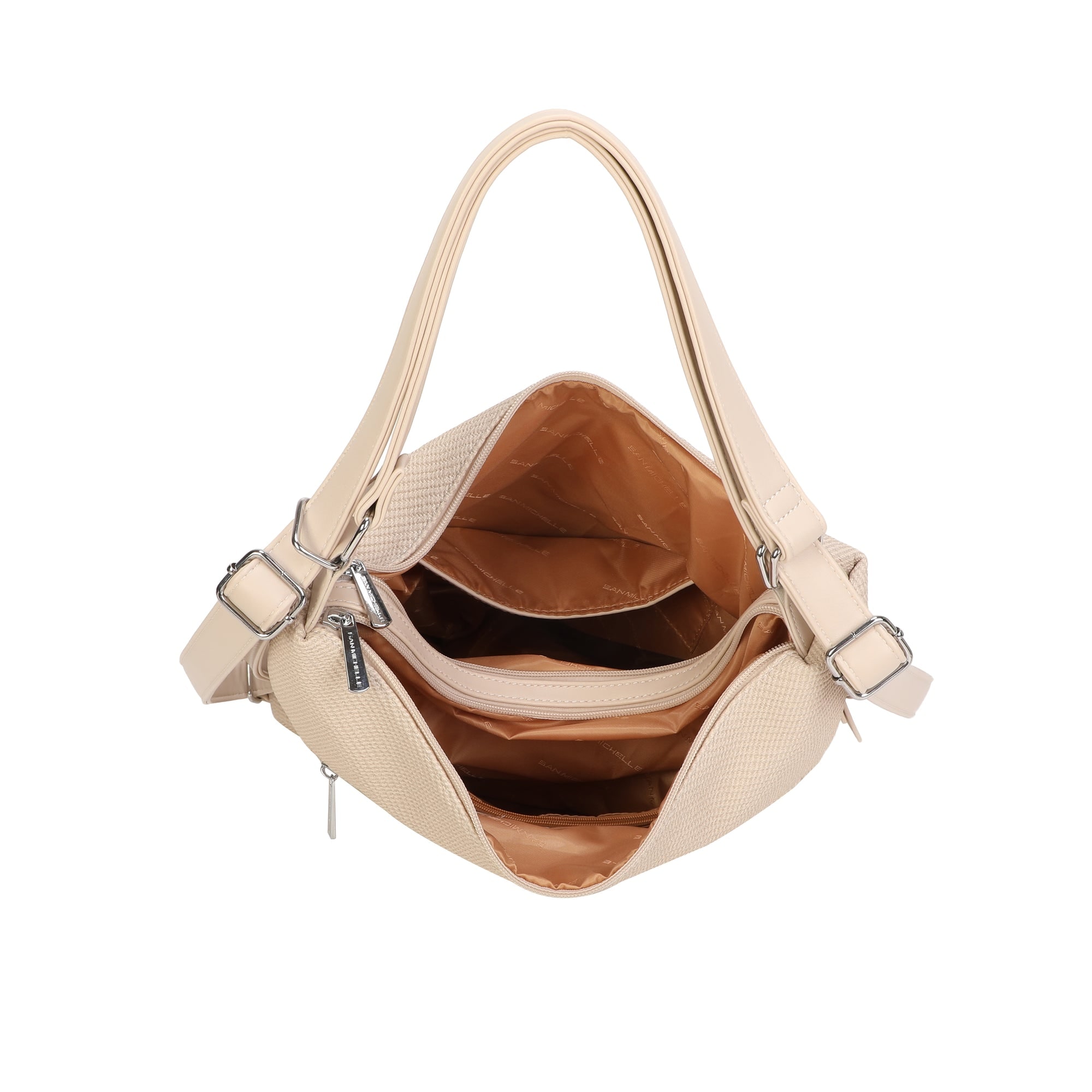 Dolly Convertible Shoulder Bag - Beige view 4