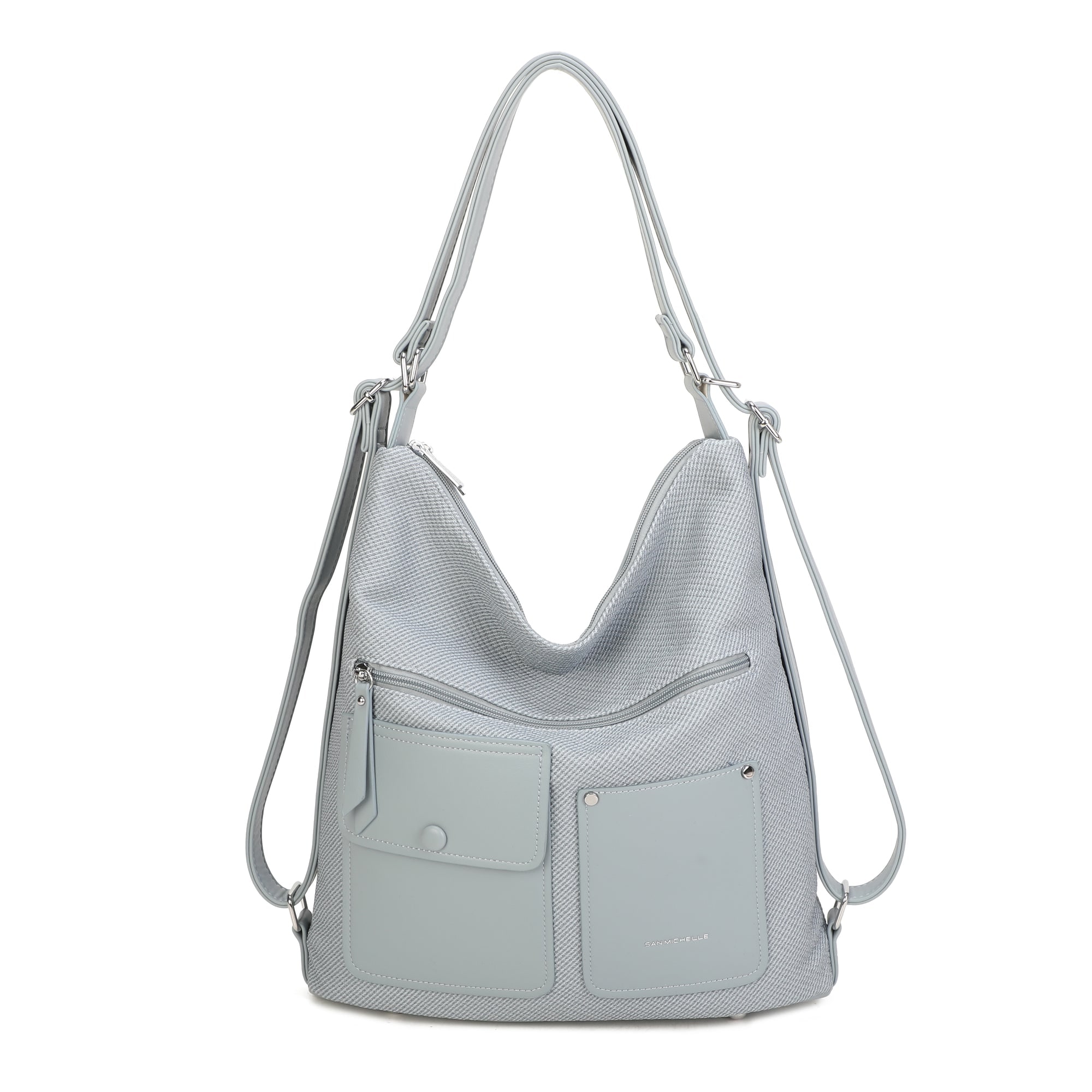 Dolly Convertible Shoulder Bag - Light Blue