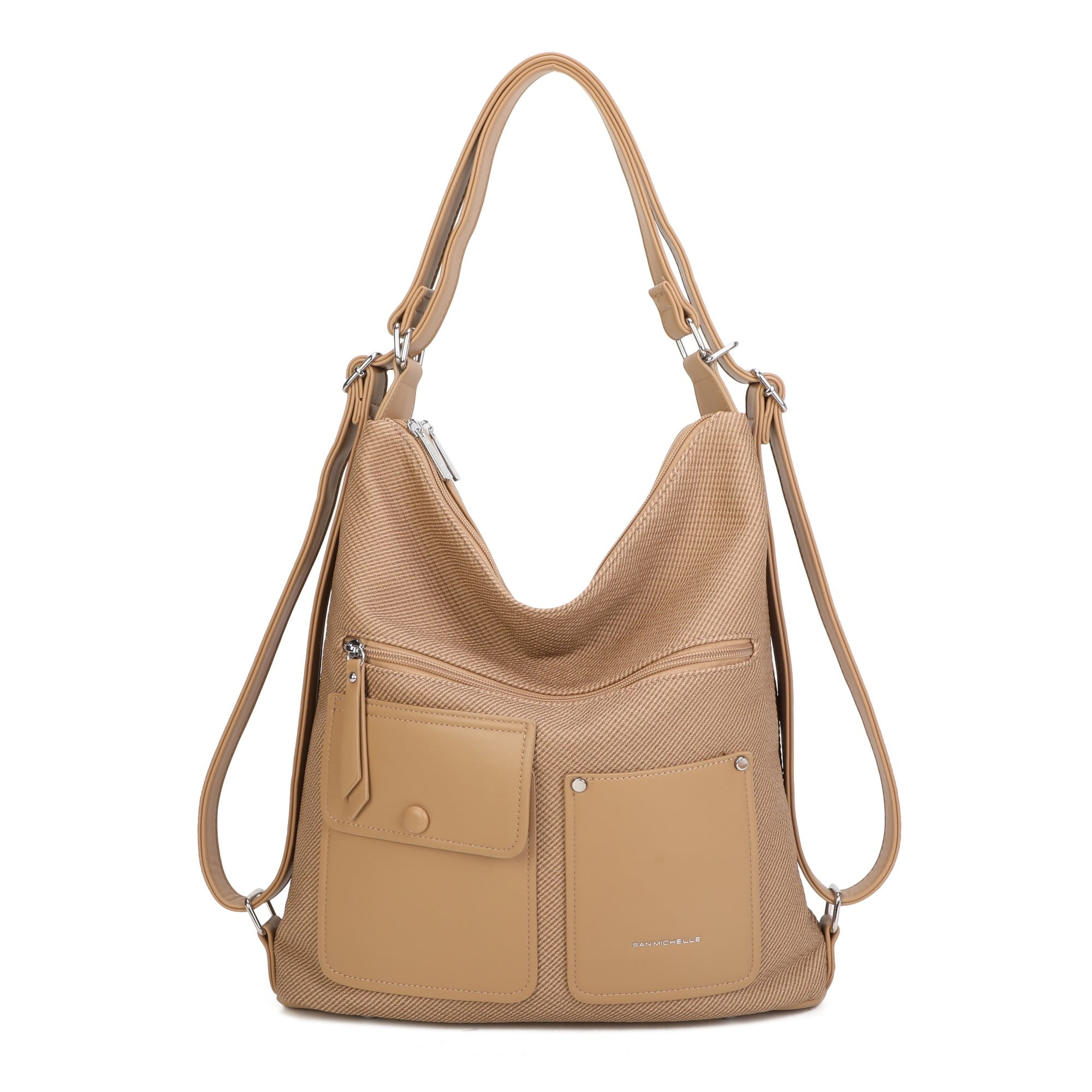 Dolly Convertible Shoulder Bag - Tan