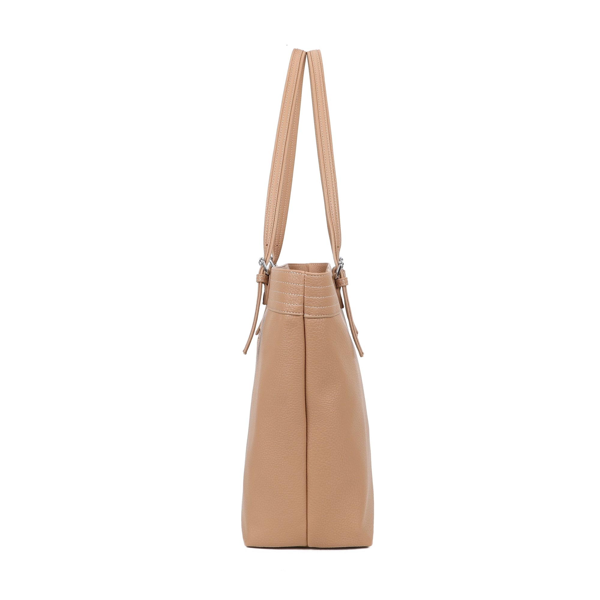 Elle Large Tote Bag - Camel view 3