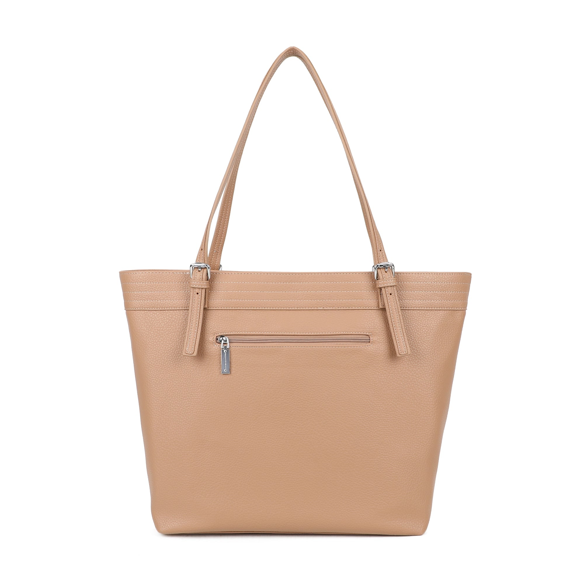 Elle Large Tote Bag - Camel view 4