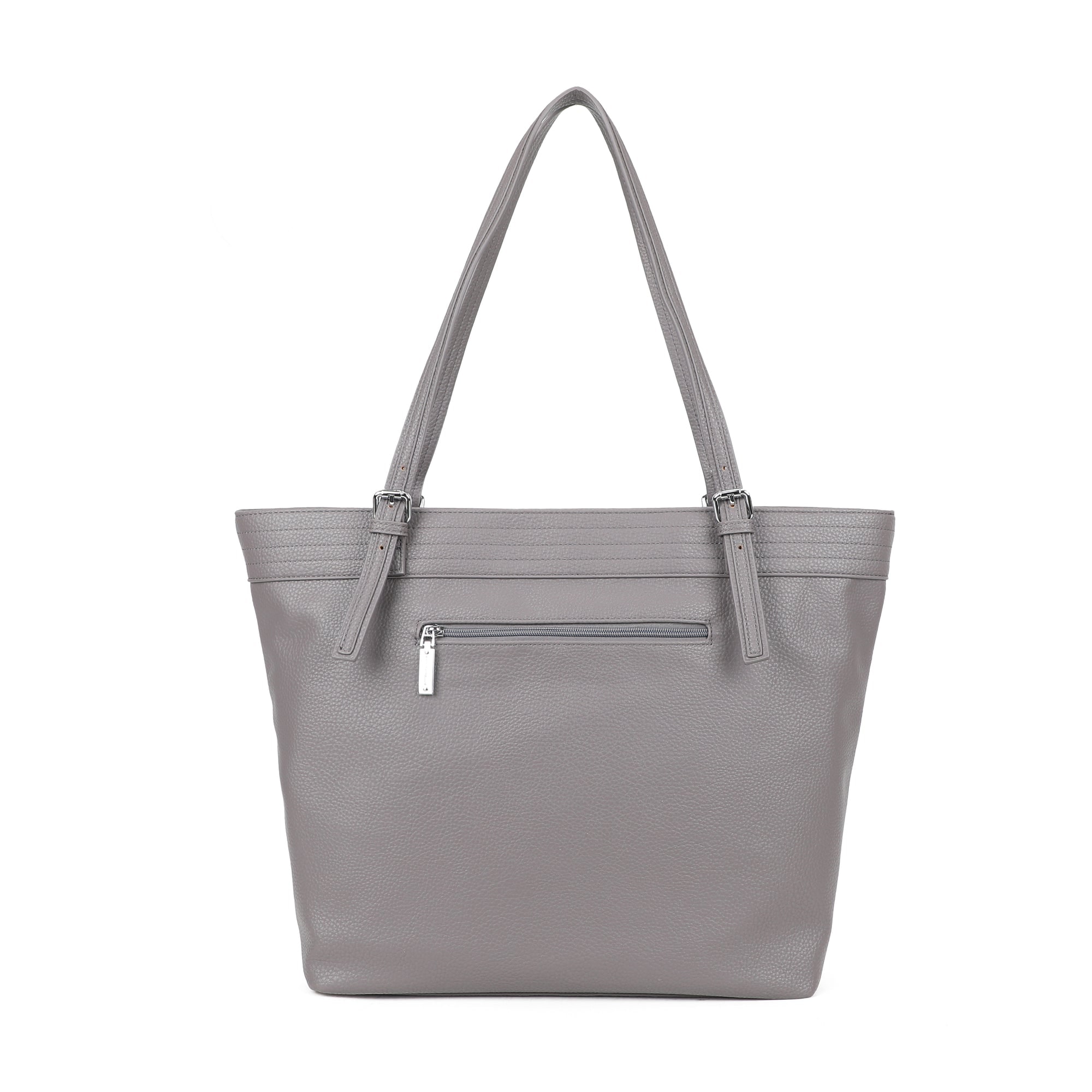Elle Large Tote Bag - Grey view 4