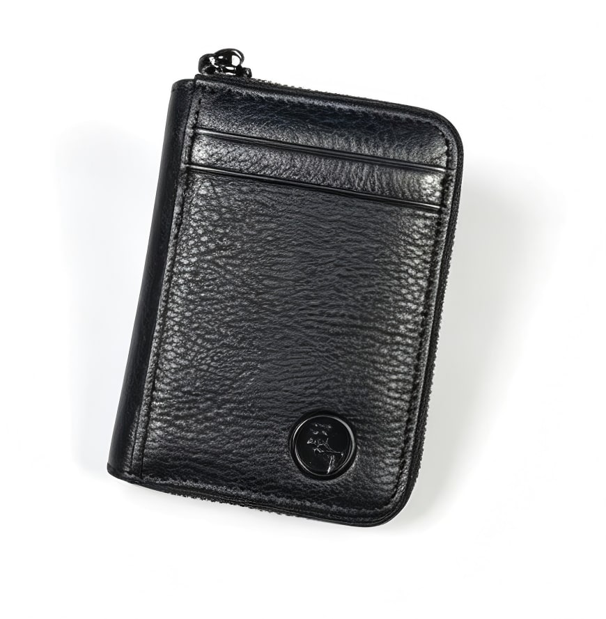 Rowan Leather Card Wallet - Black