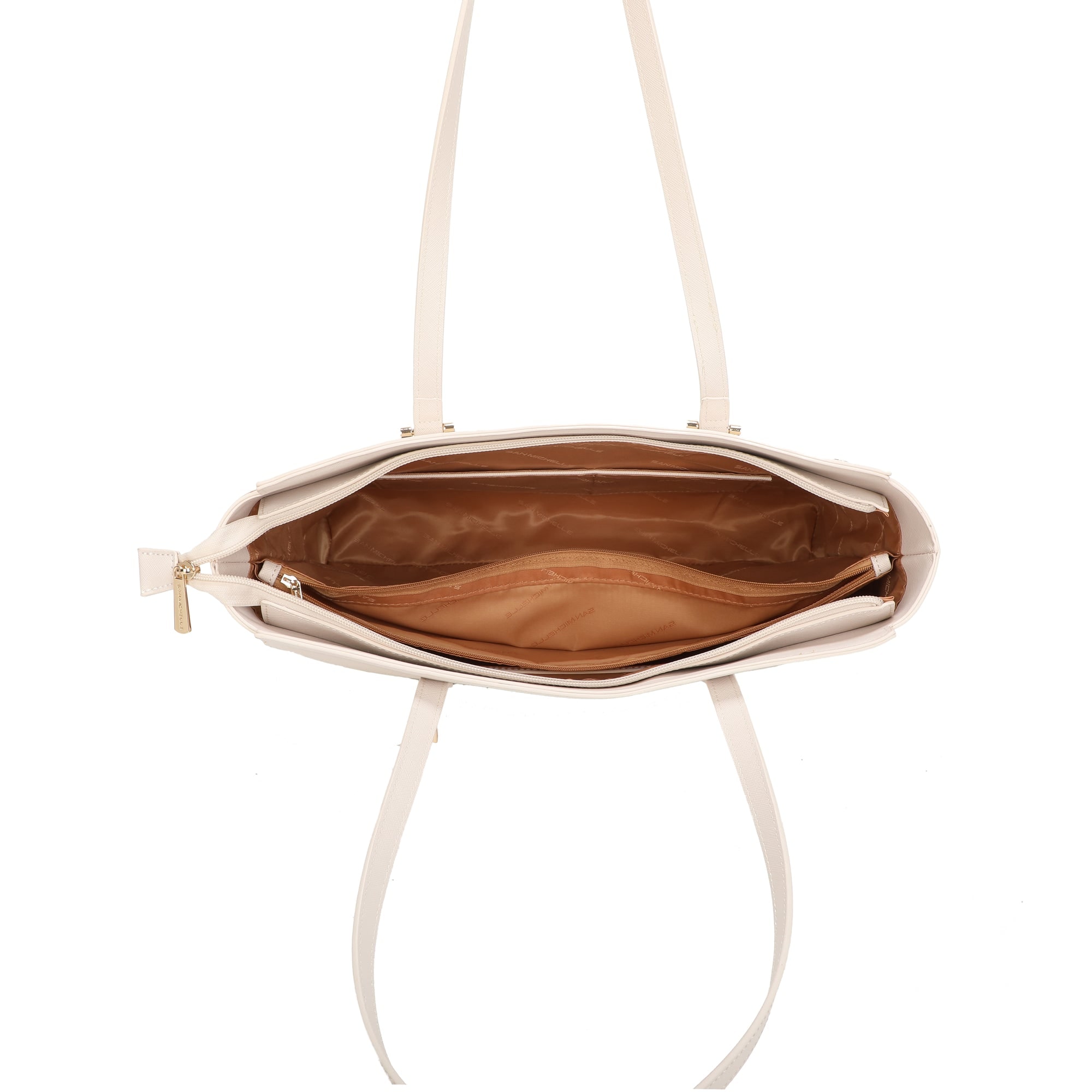 Faye Tote Bag - Beige view 5