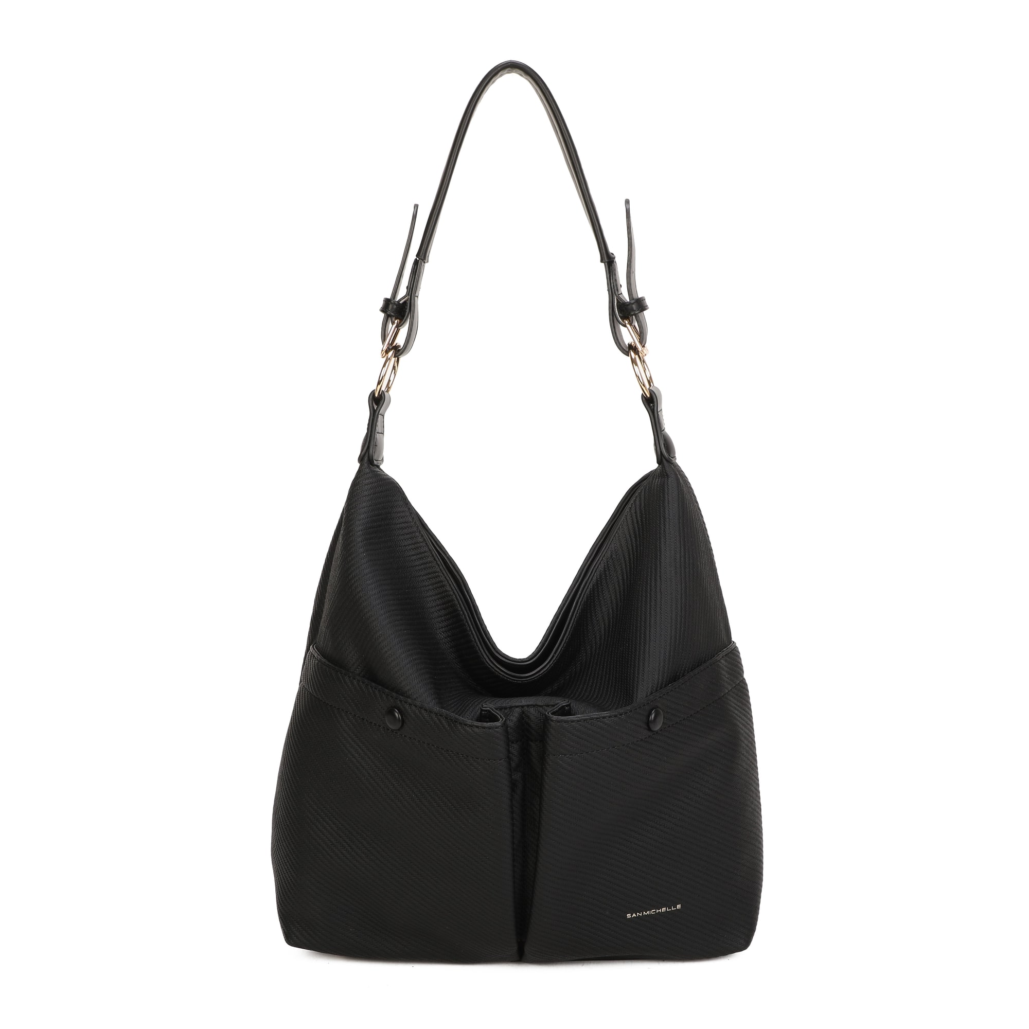 Fiona Hobo Bag - Black