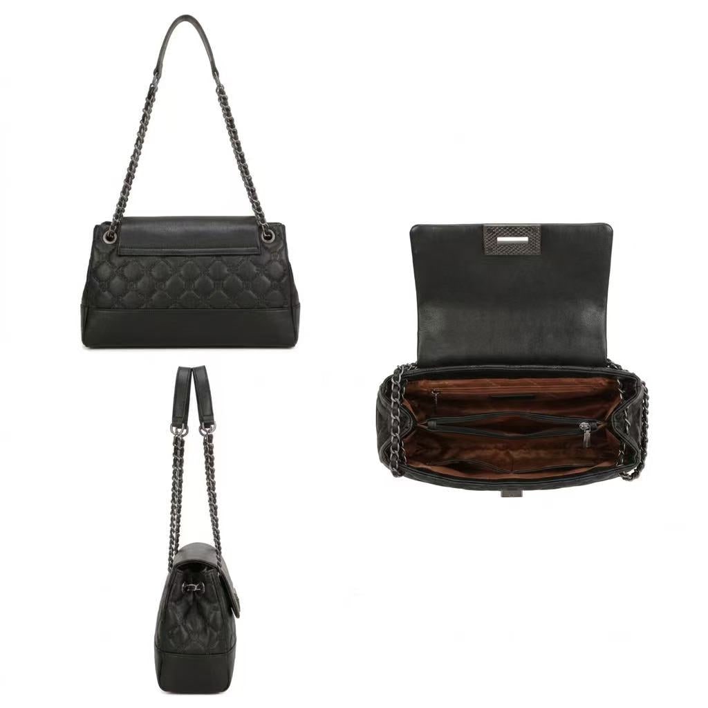 Freya Shoulder Bag - Black view 3