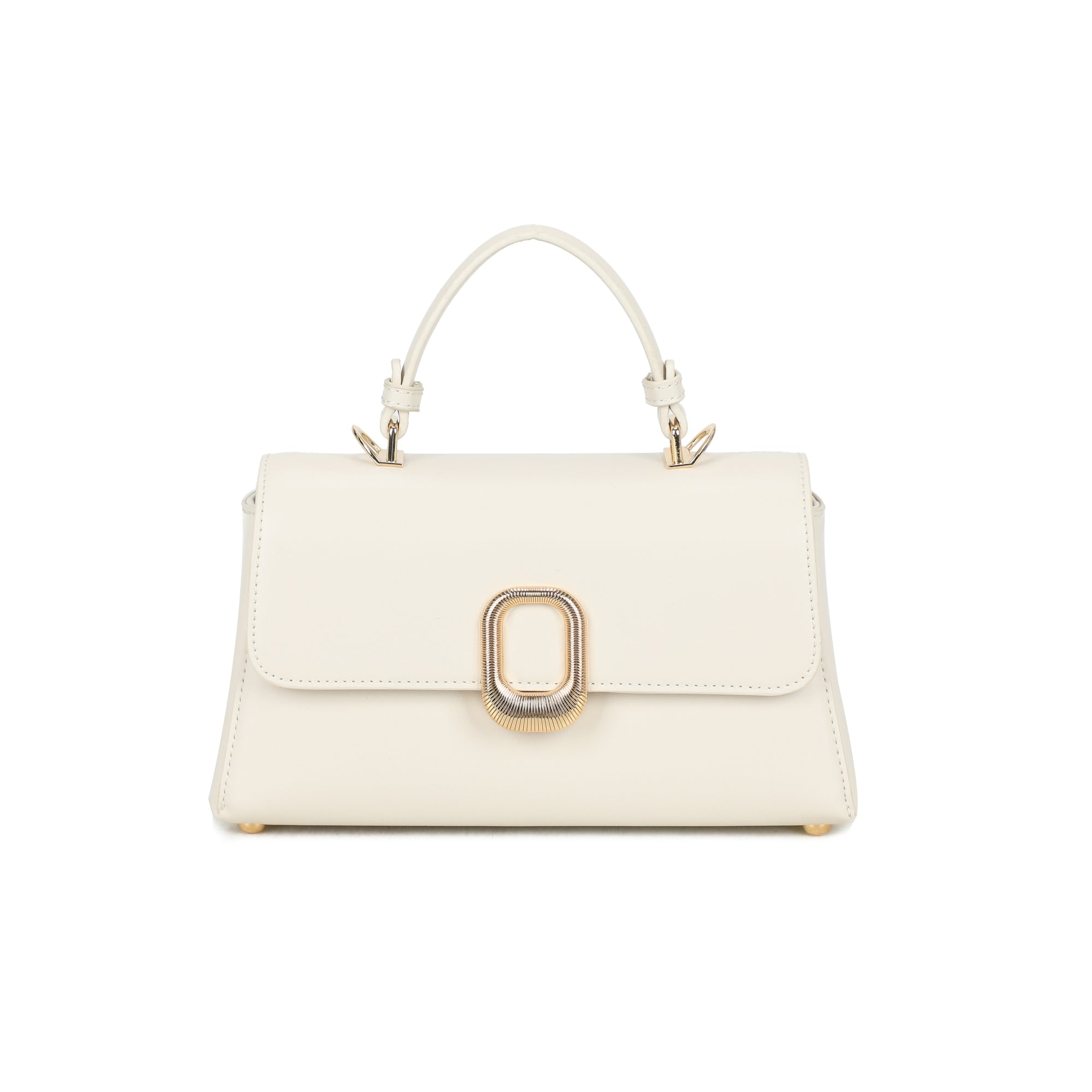 Genevieve Top Handle Bag - Beige