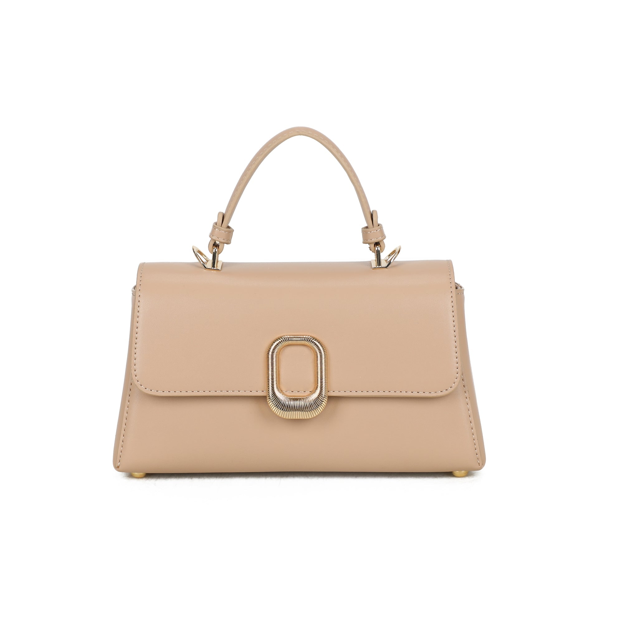 Genevieve Top Handle Bag - Camel