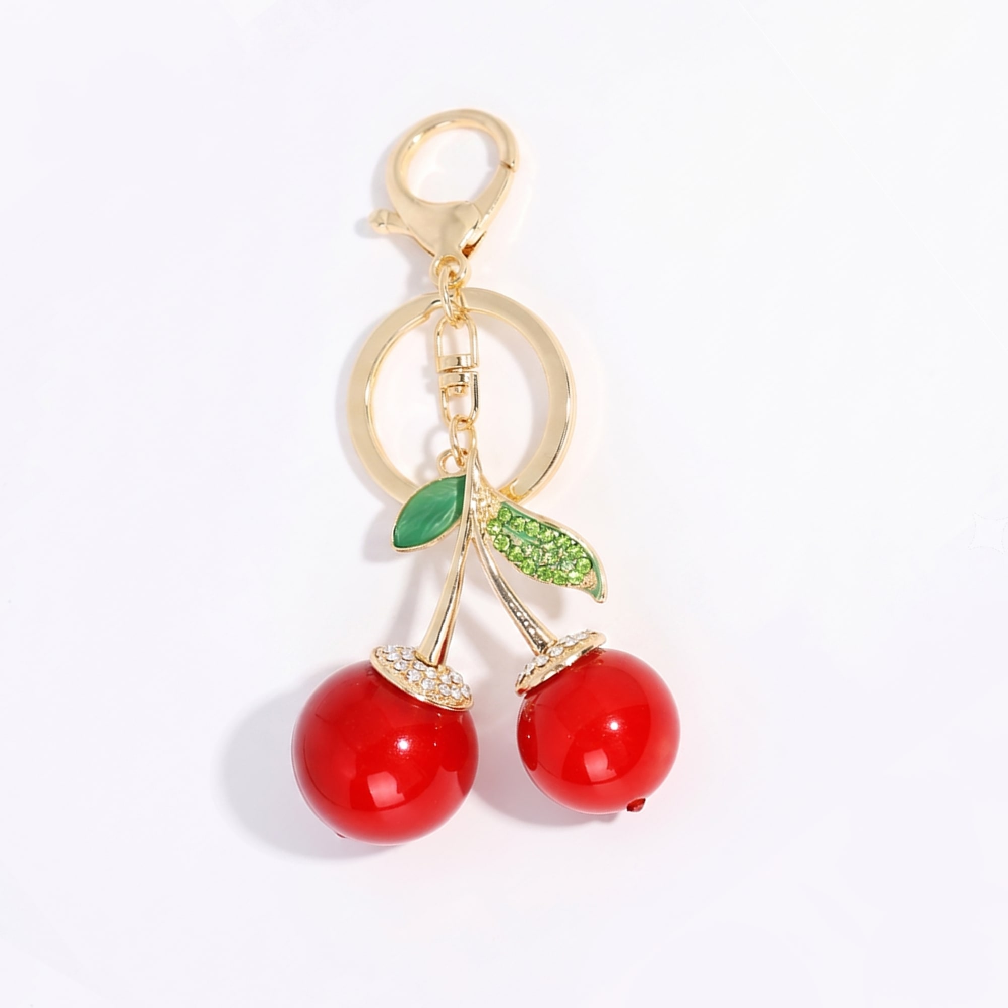 Glossy Cherry Bag Charm