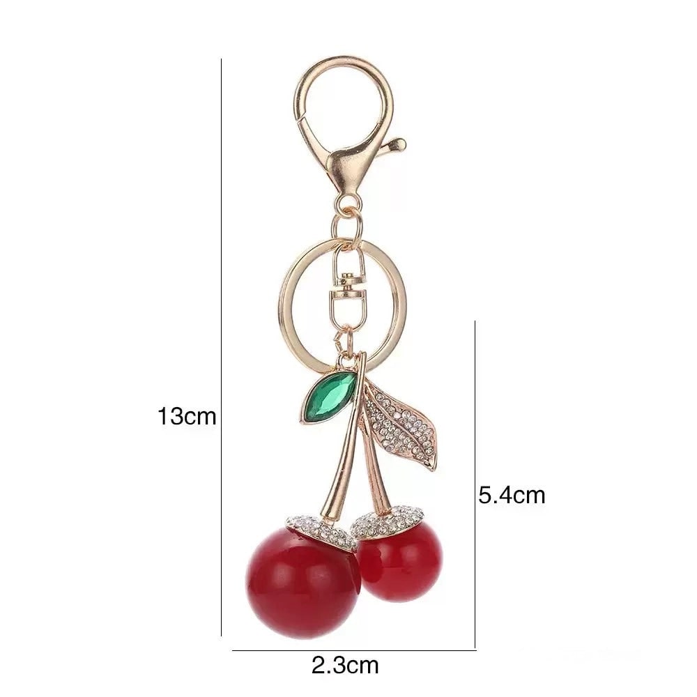 Glossy Cherry Bag Charm view 6