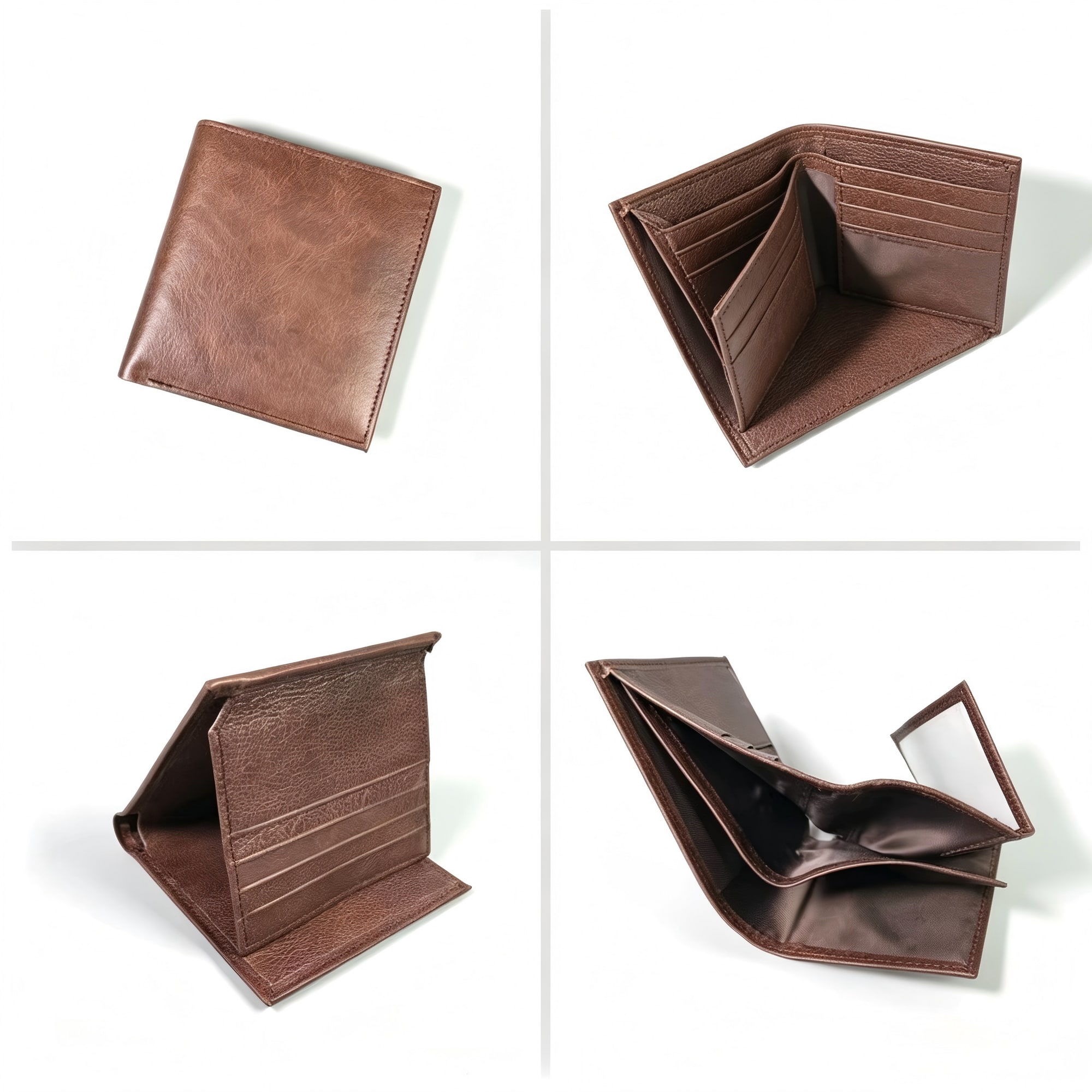Greyson Leather Wallet - Coffee view 3