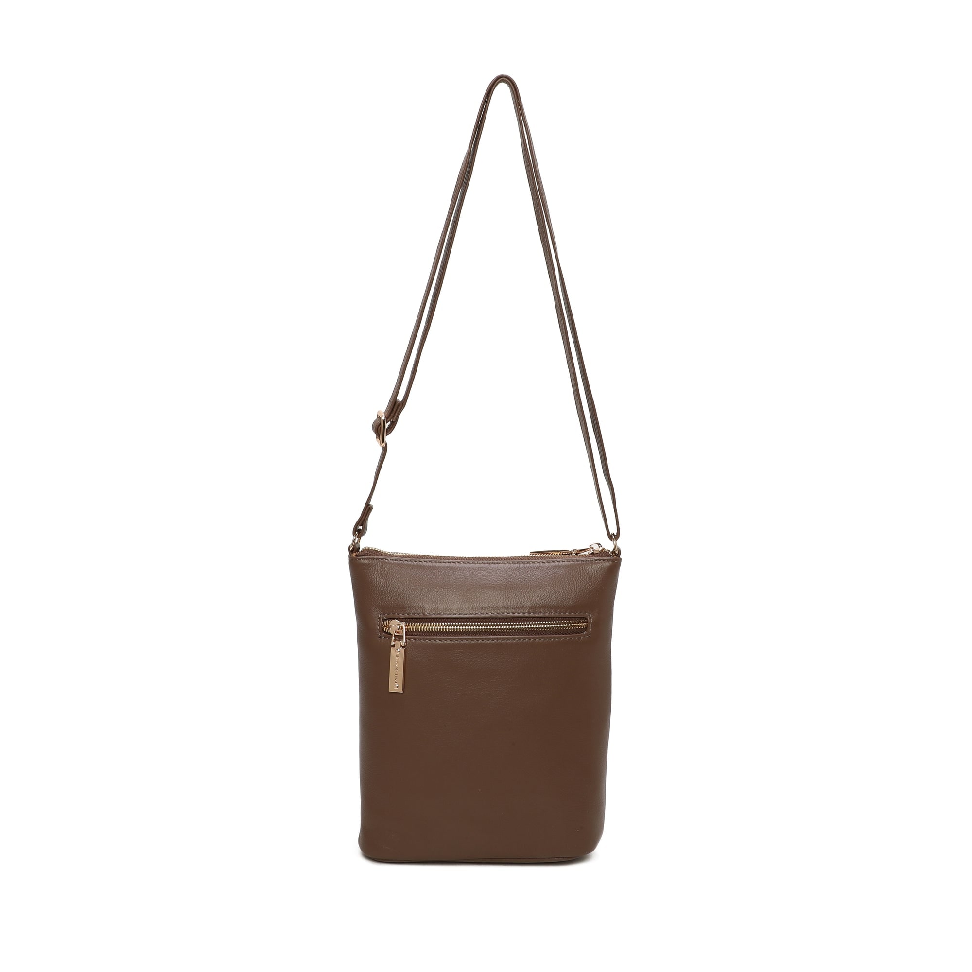 Harper Leather Crossbody Bag - Brown view 4