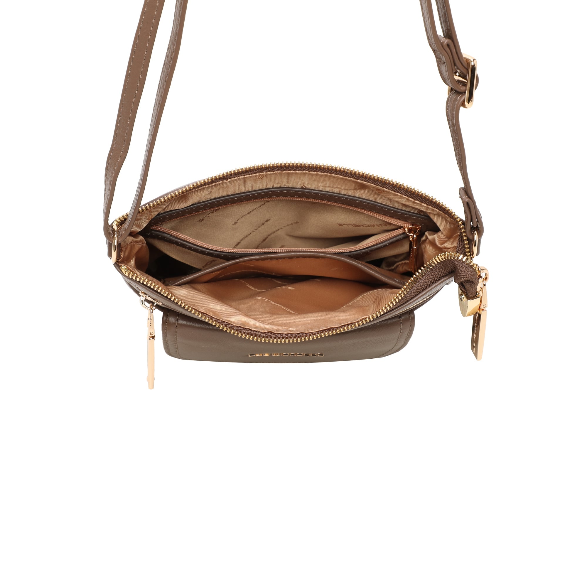 Harper Leather Crossbody Bag - Brown view 5