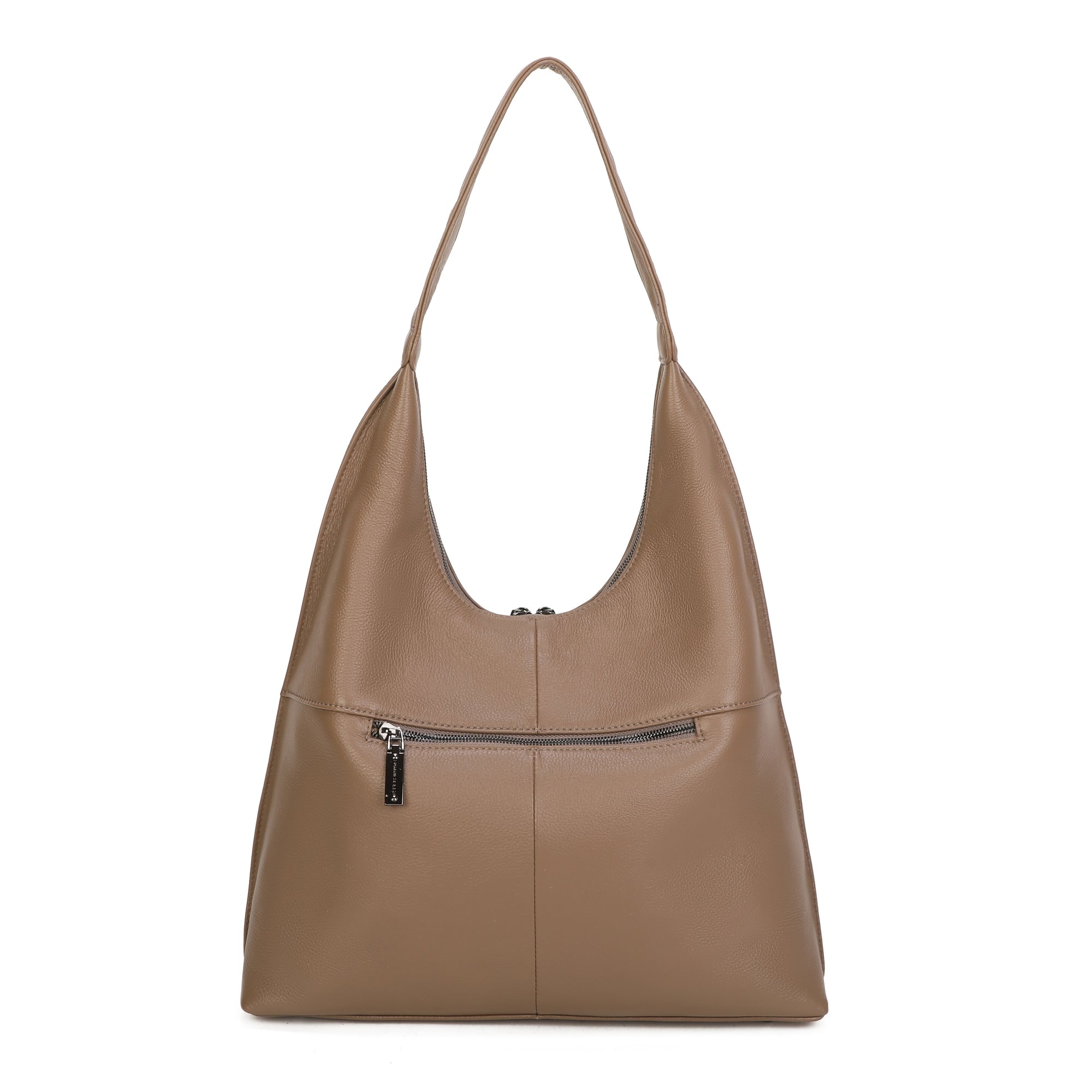 Haven Leather Shoulder Bag - Deep Taupe view 3
