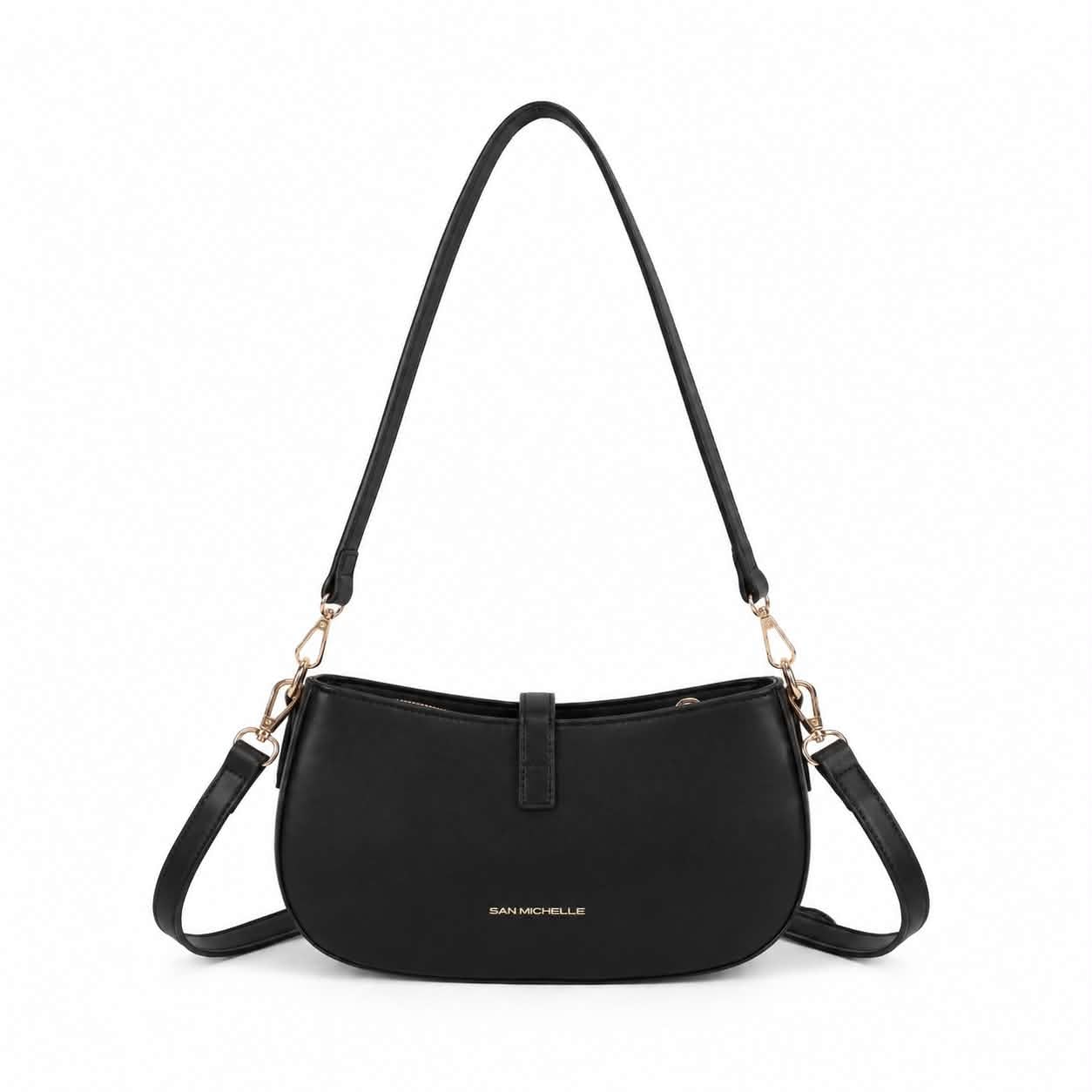 Irene Shoulder Bag - Black view 3