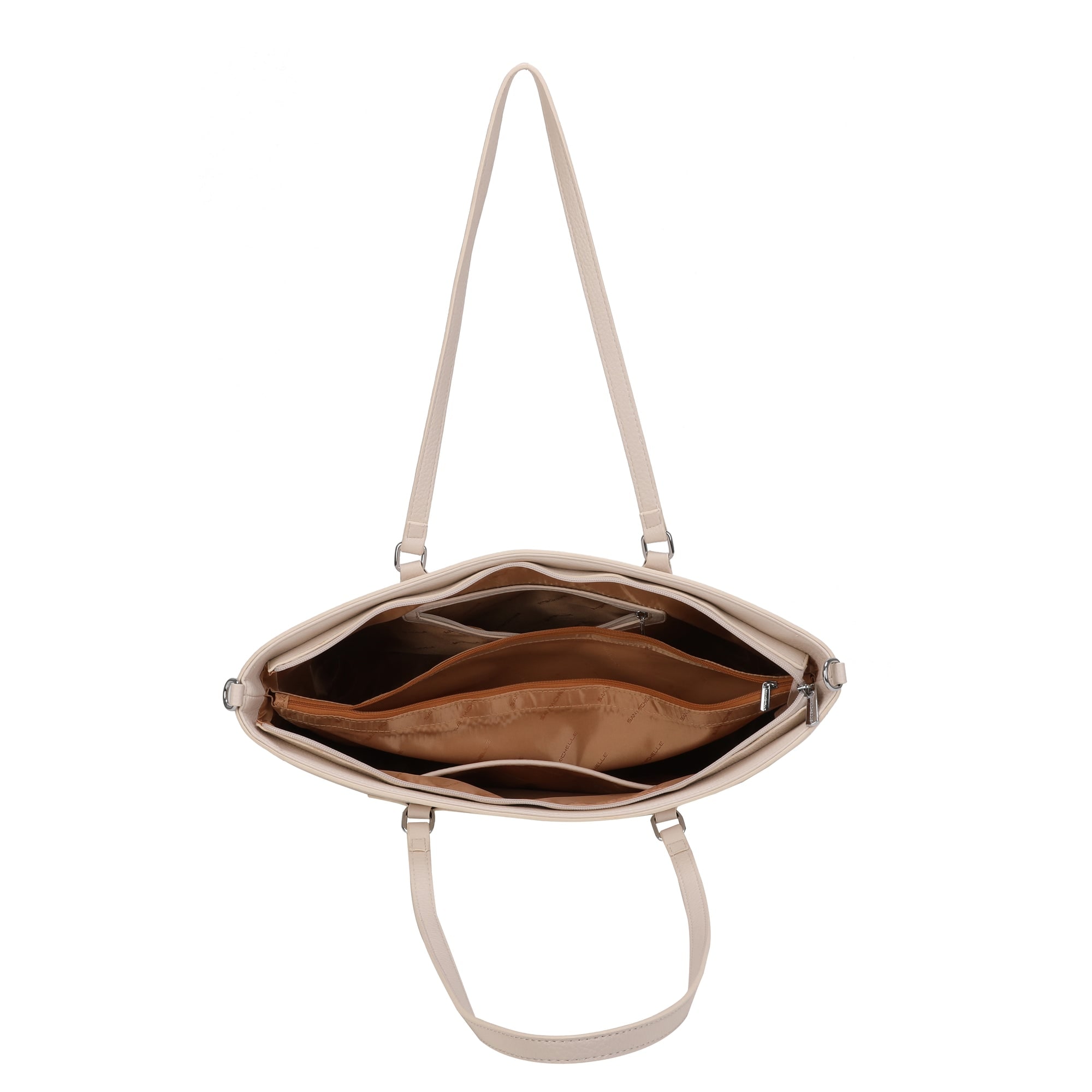 Jane Large Tote Bag - Beige view 4