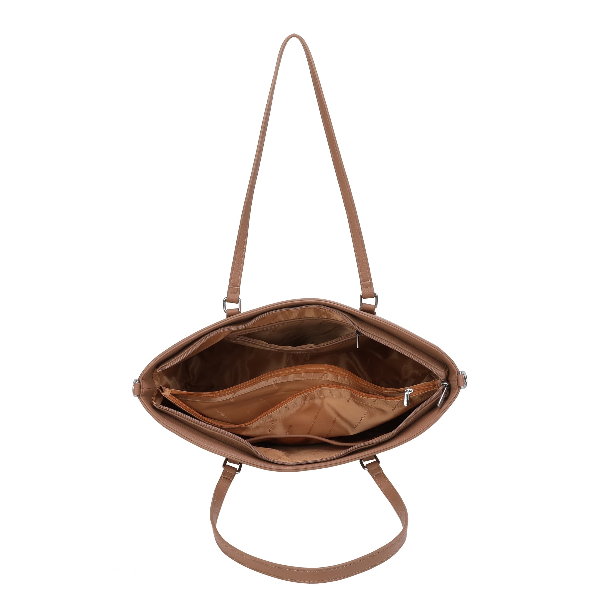 Jane Large Tote Bag - Brown view 5