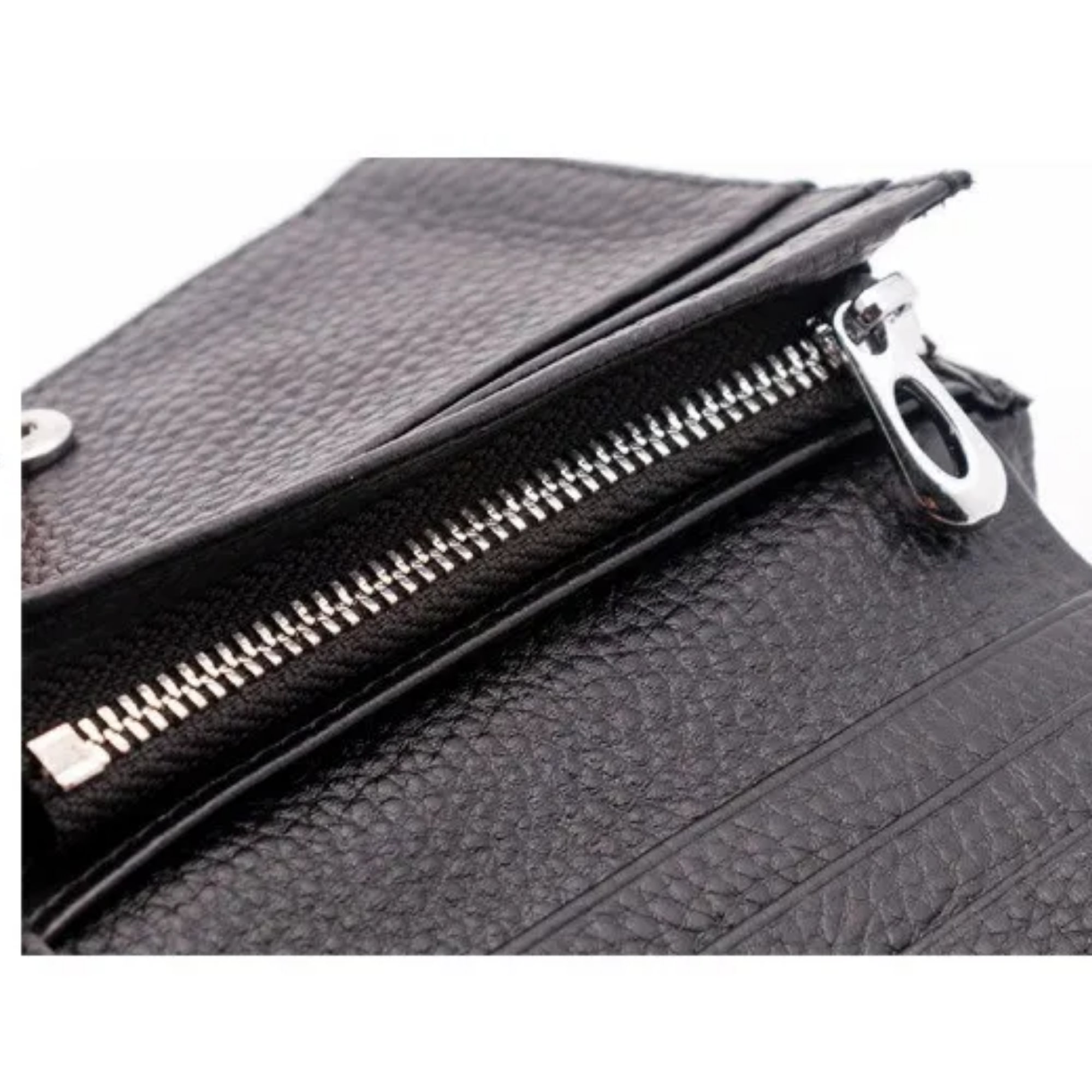 Jill Small Leather Wallet - Black view 4