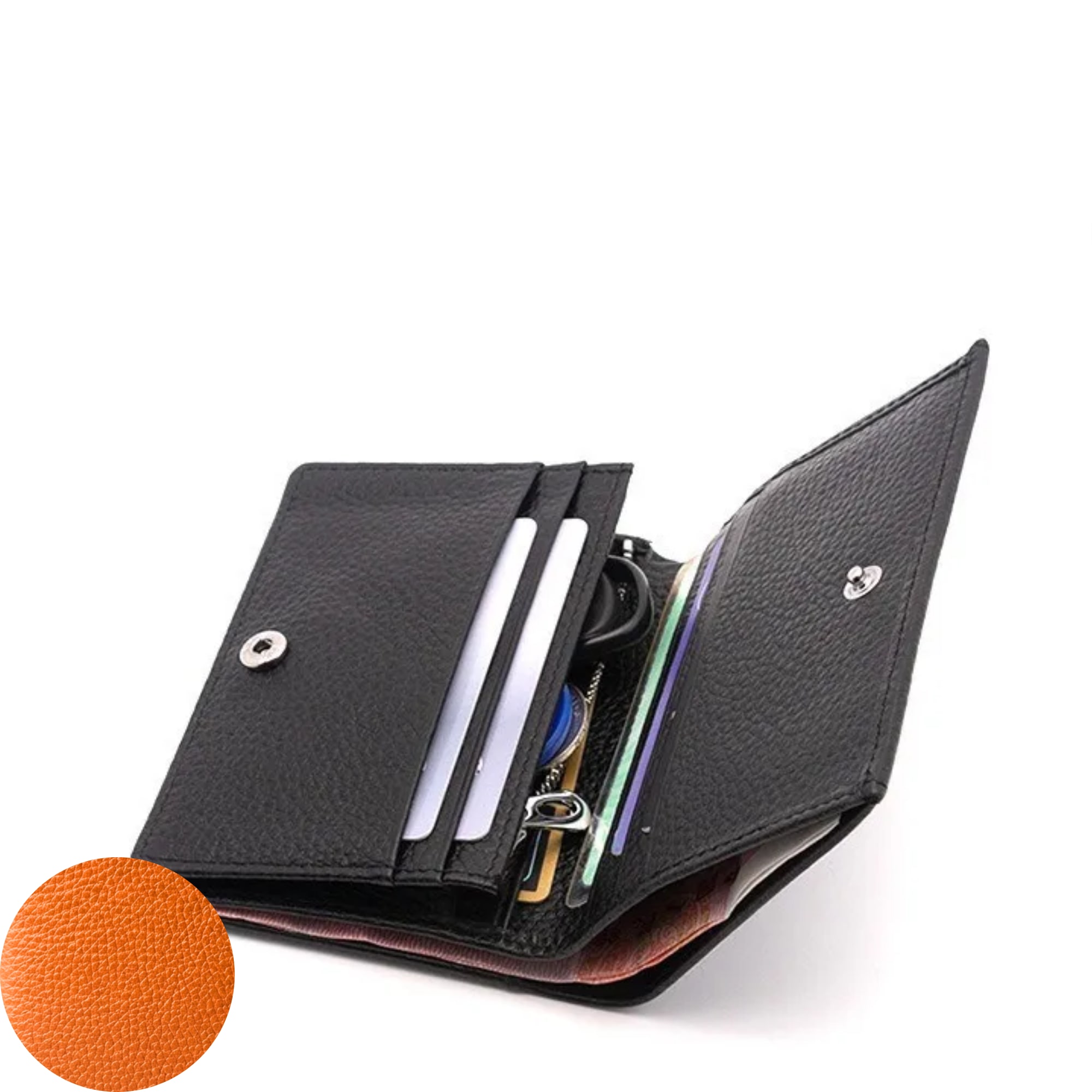 Jill Small Leather Wallet - Tan view 5