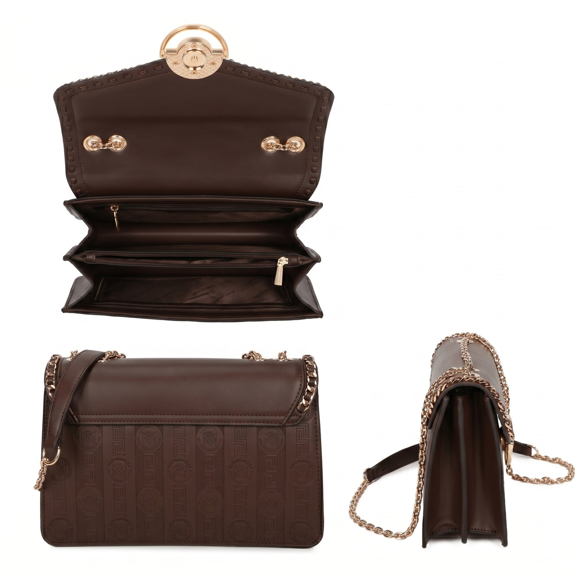 Kath Medium Crossbody Bag - Coffee view 3