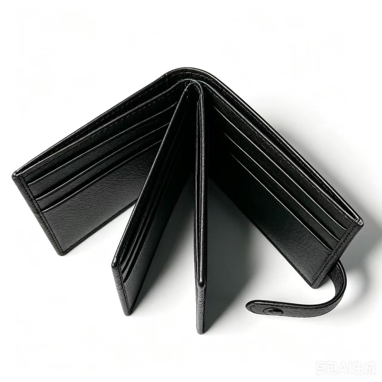 Weston Leather Wallet - Black view 3