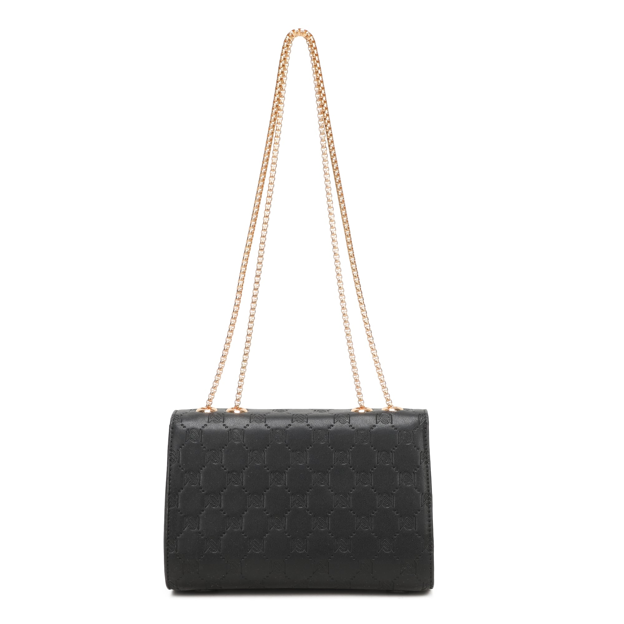 Kendra Chained Crossbody Bag - Black view 4