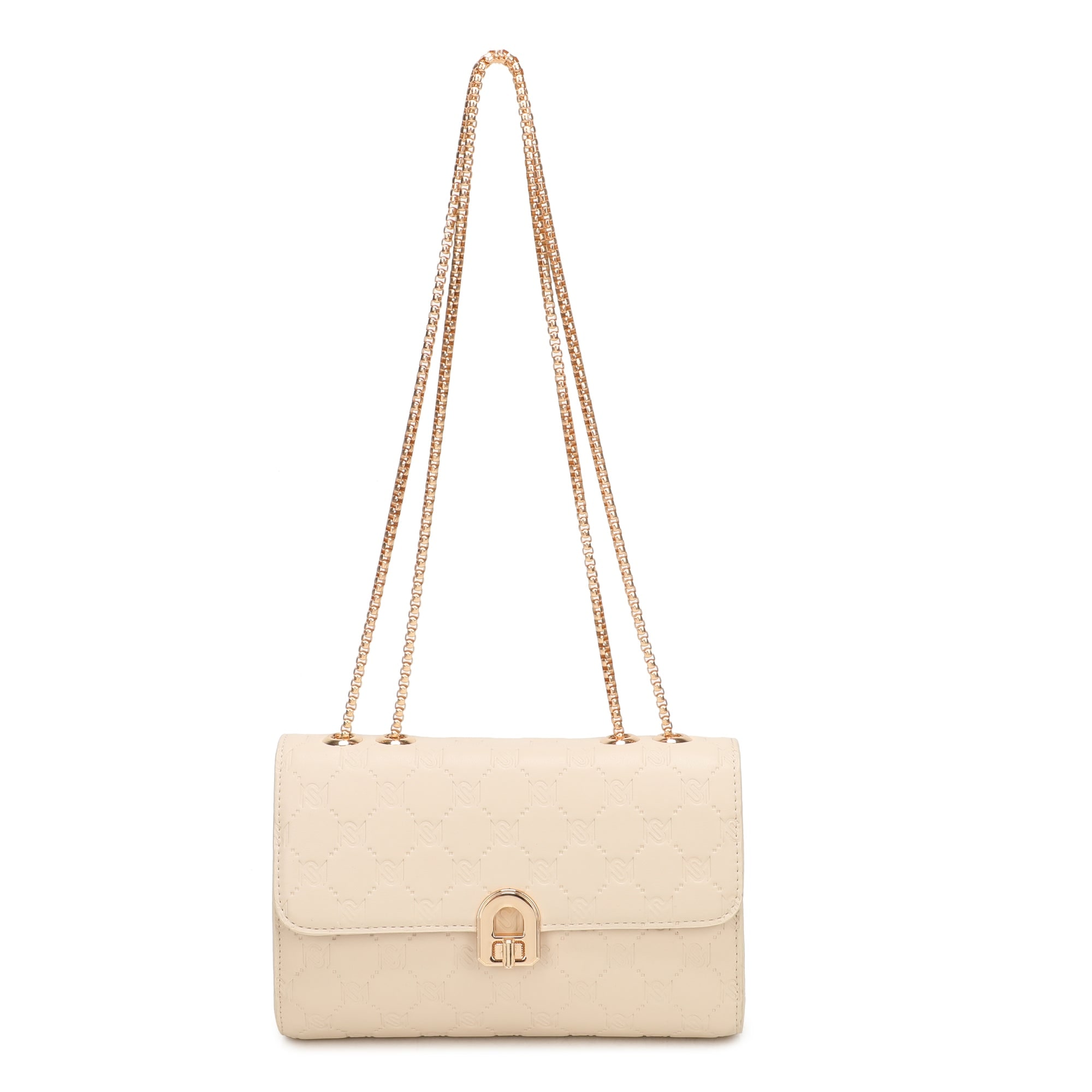 Kendra Chained Crossbody Bag - Camel