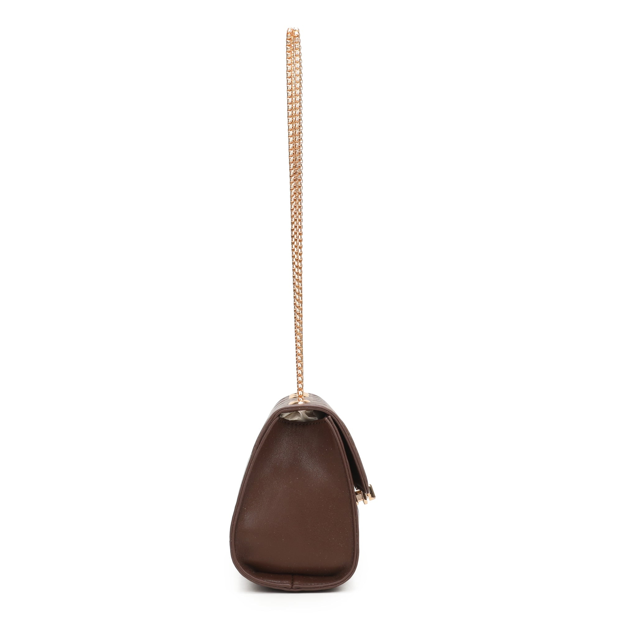 Kendra Chained Crossbody Bag - Coffee view 3