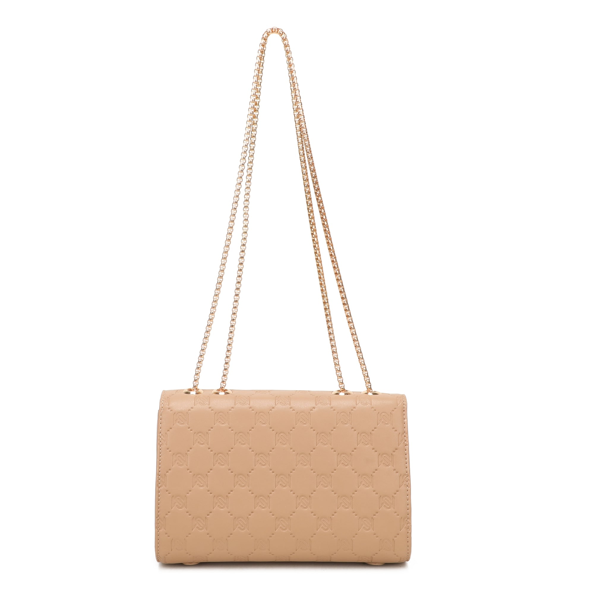 Kendra Chained Crossbody Bag - Pale Apricot view 4