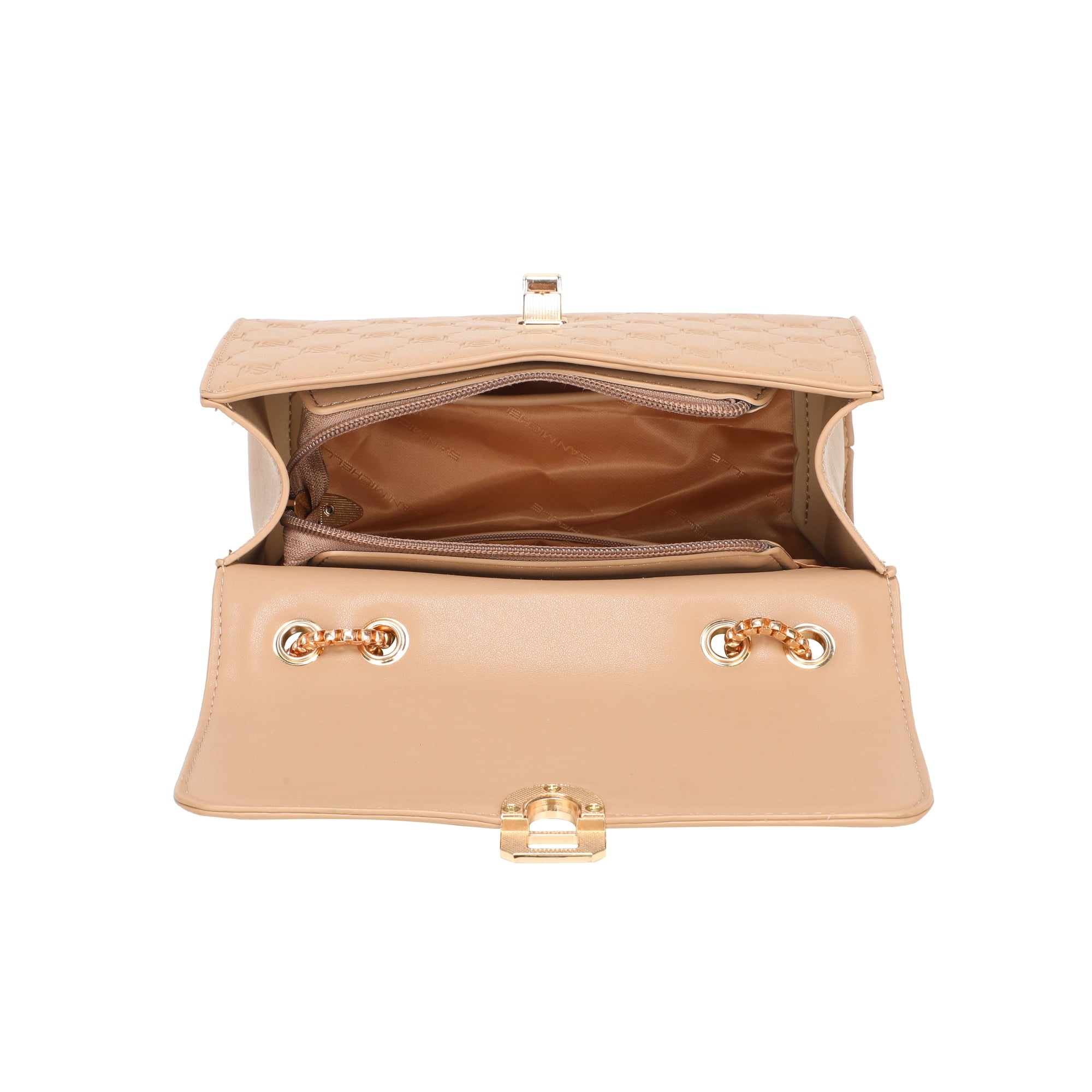 Kendra Chained Crossbody Bag - Pale Apricot view 5
