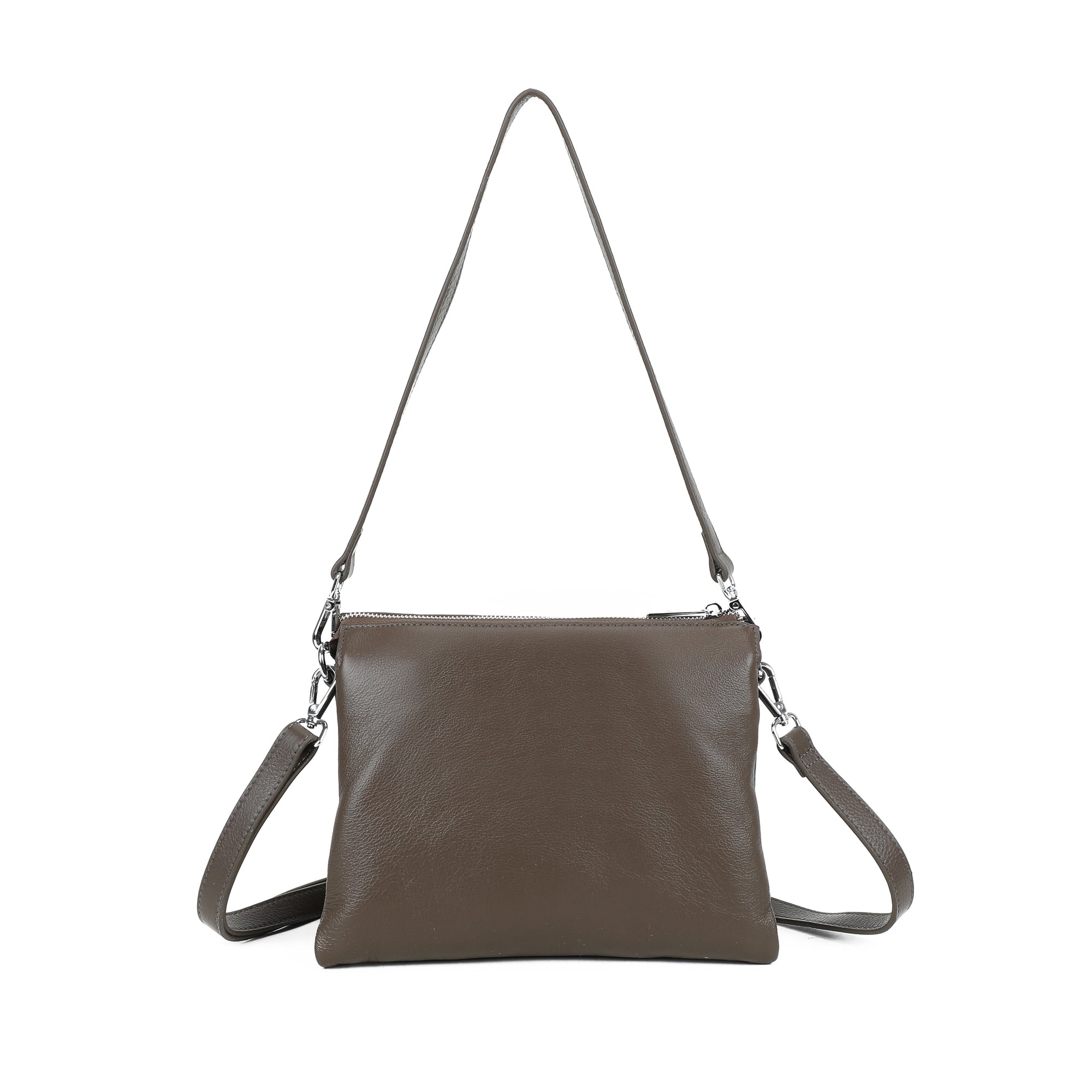 Kendra Leather Crossbody Bag - Brown view 3
