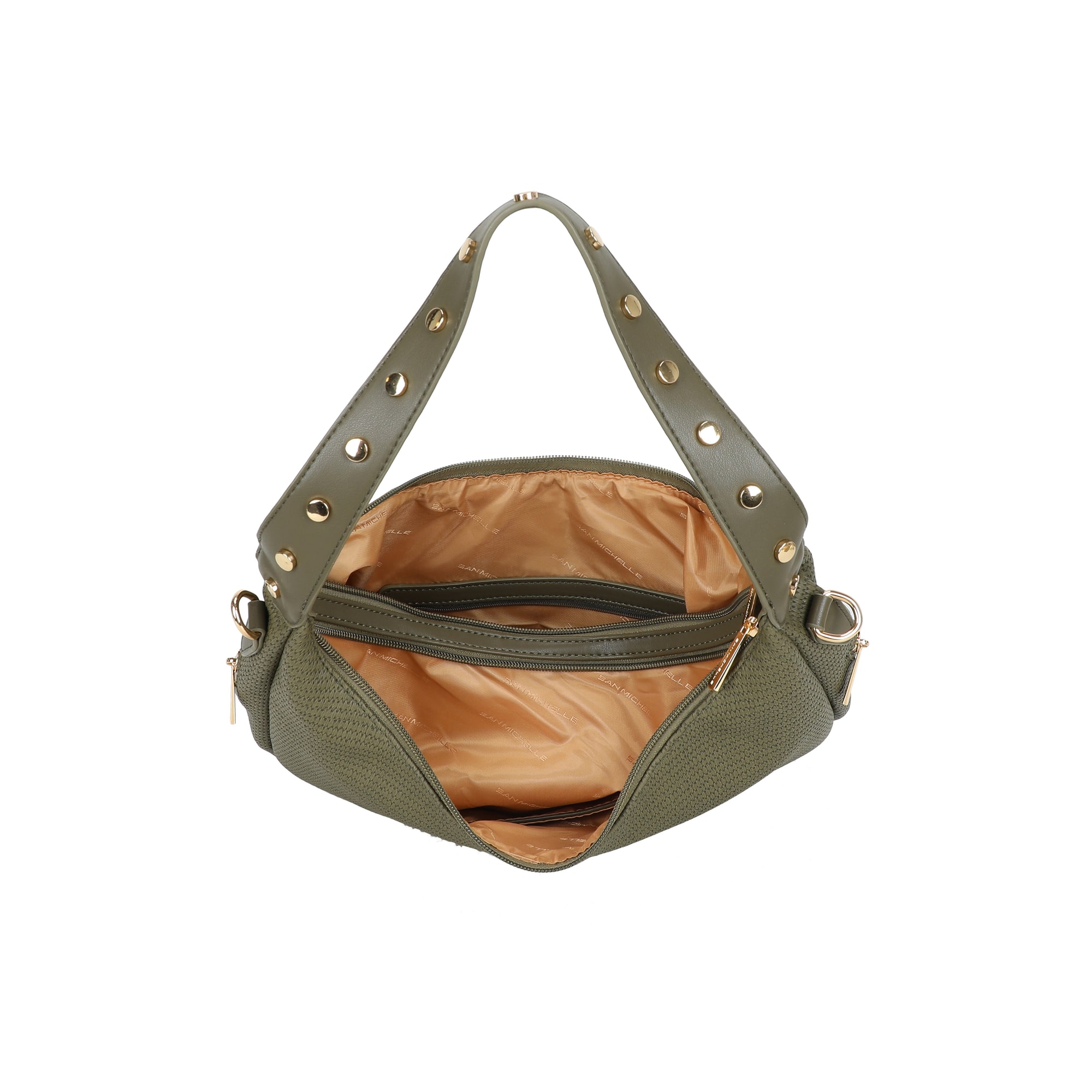Kiara Hobo Bag - Olive Green view 4