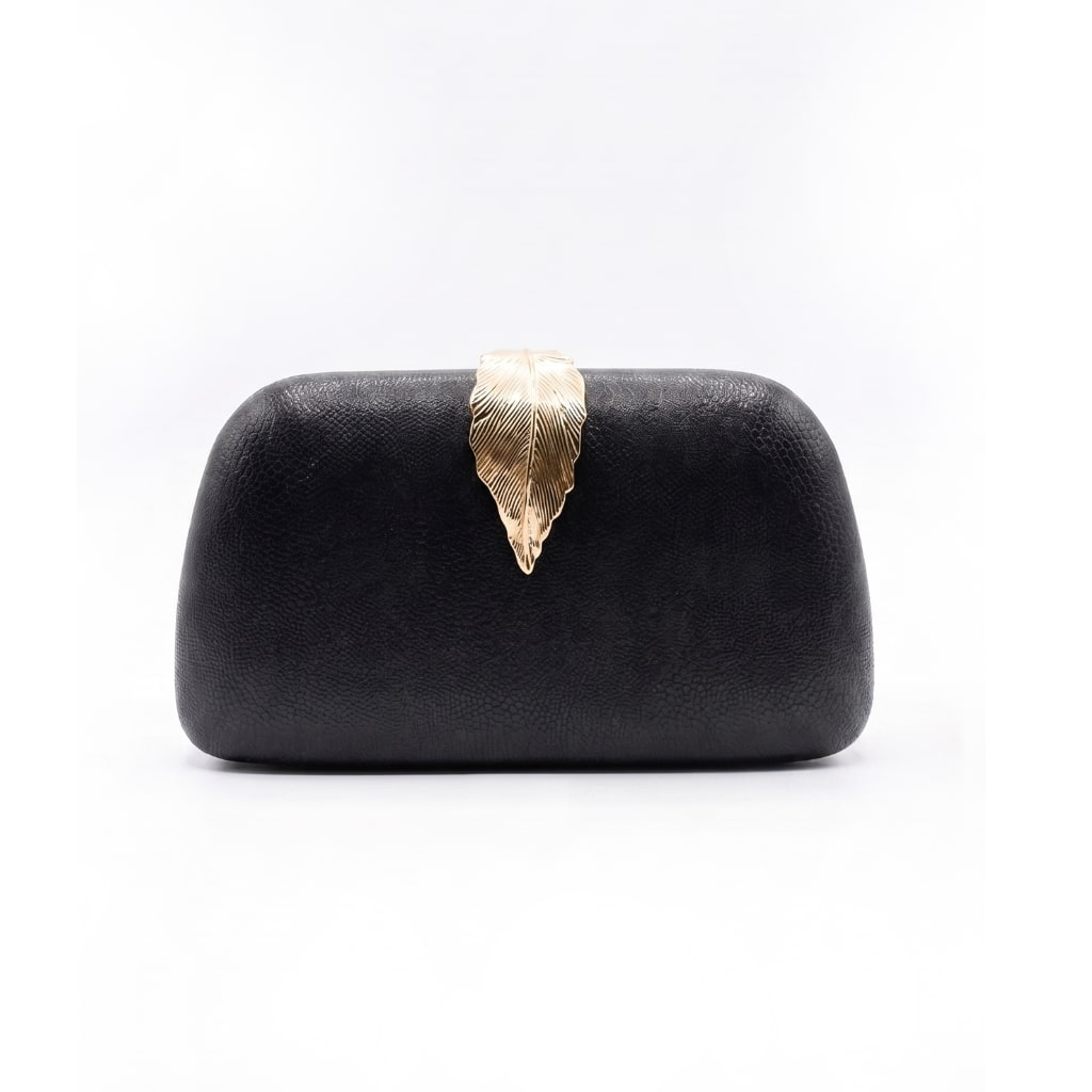 Laura Clutch Bag - Black