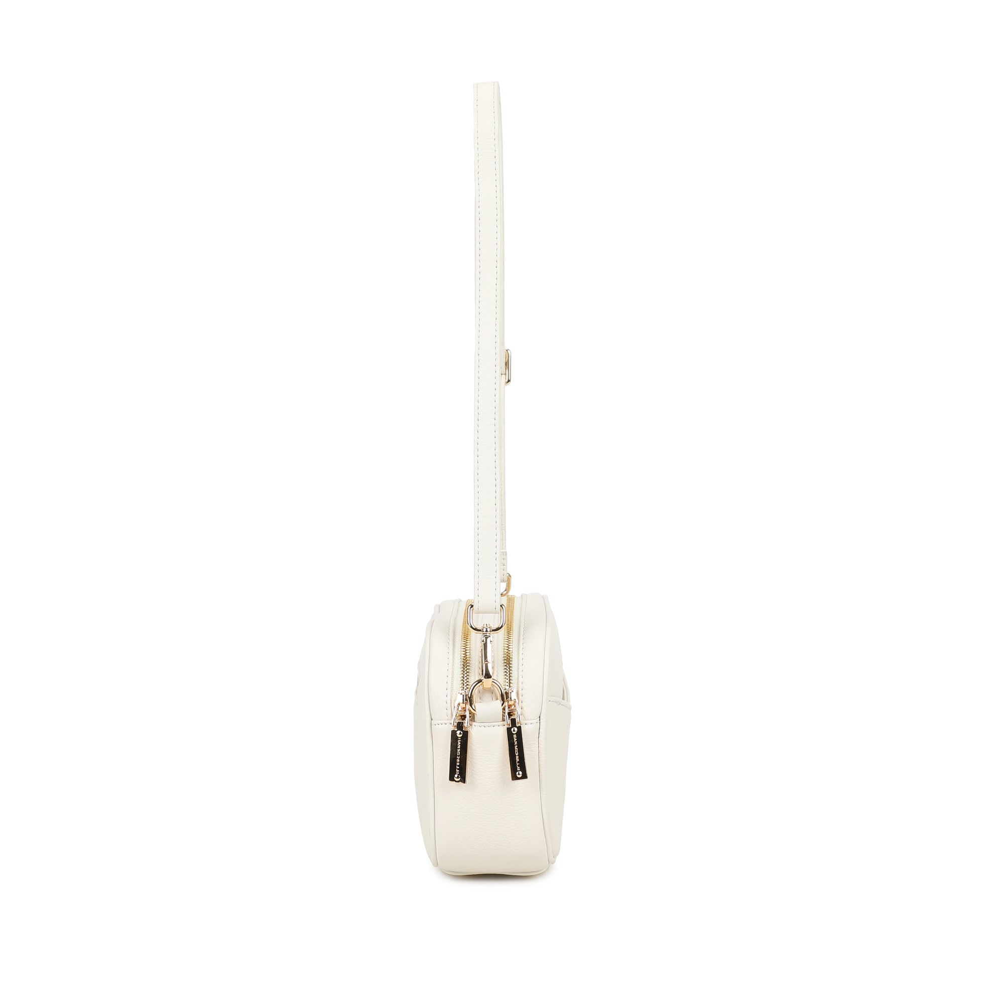 Lexi Leather Crossbody Bag - Beige view 3