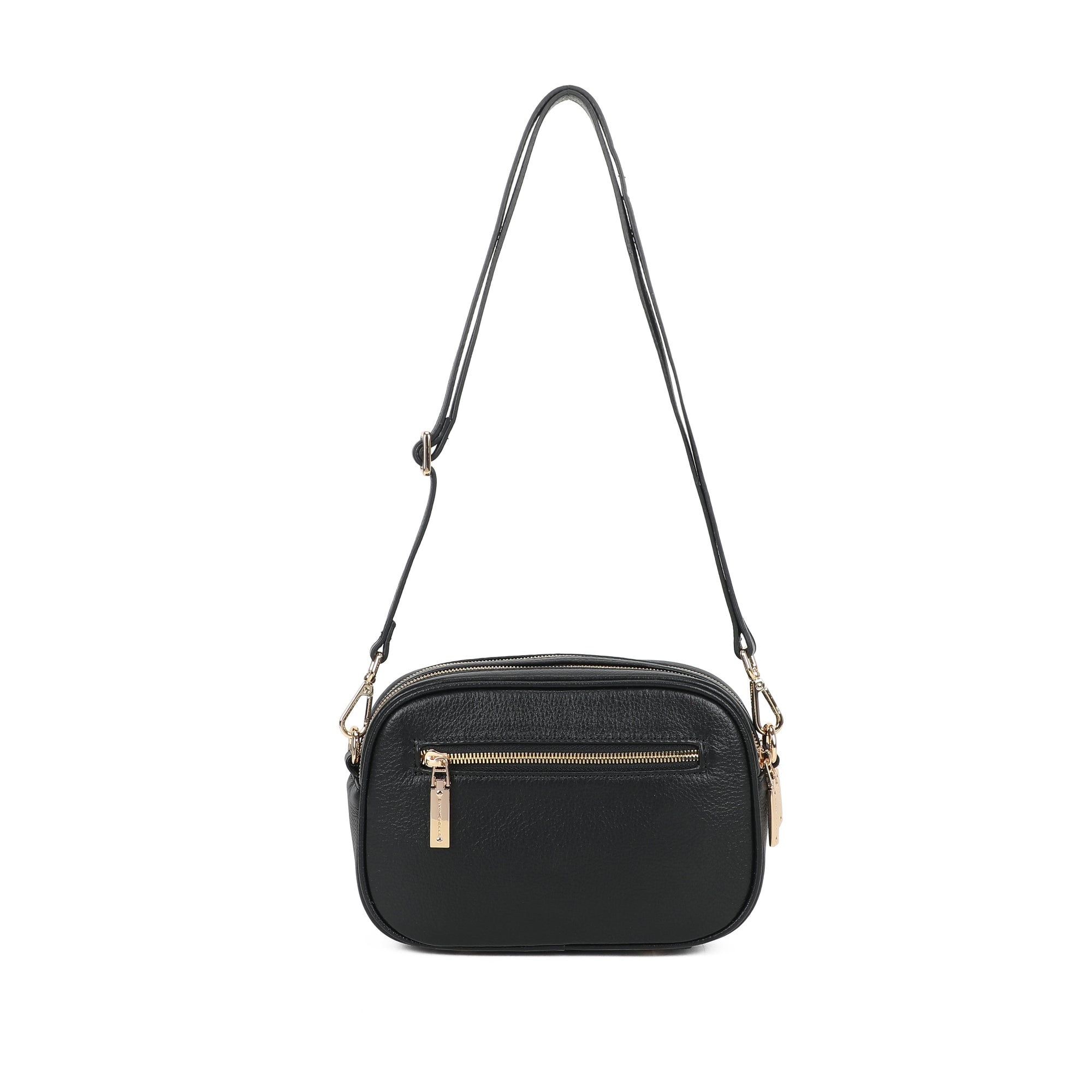 Lexi Leather Crossbody Bag - Black view 4