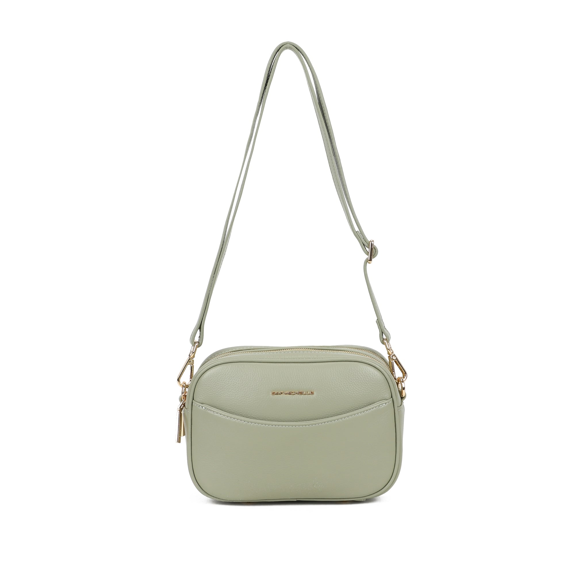 Lexi Leather Crossbody Bag - Green