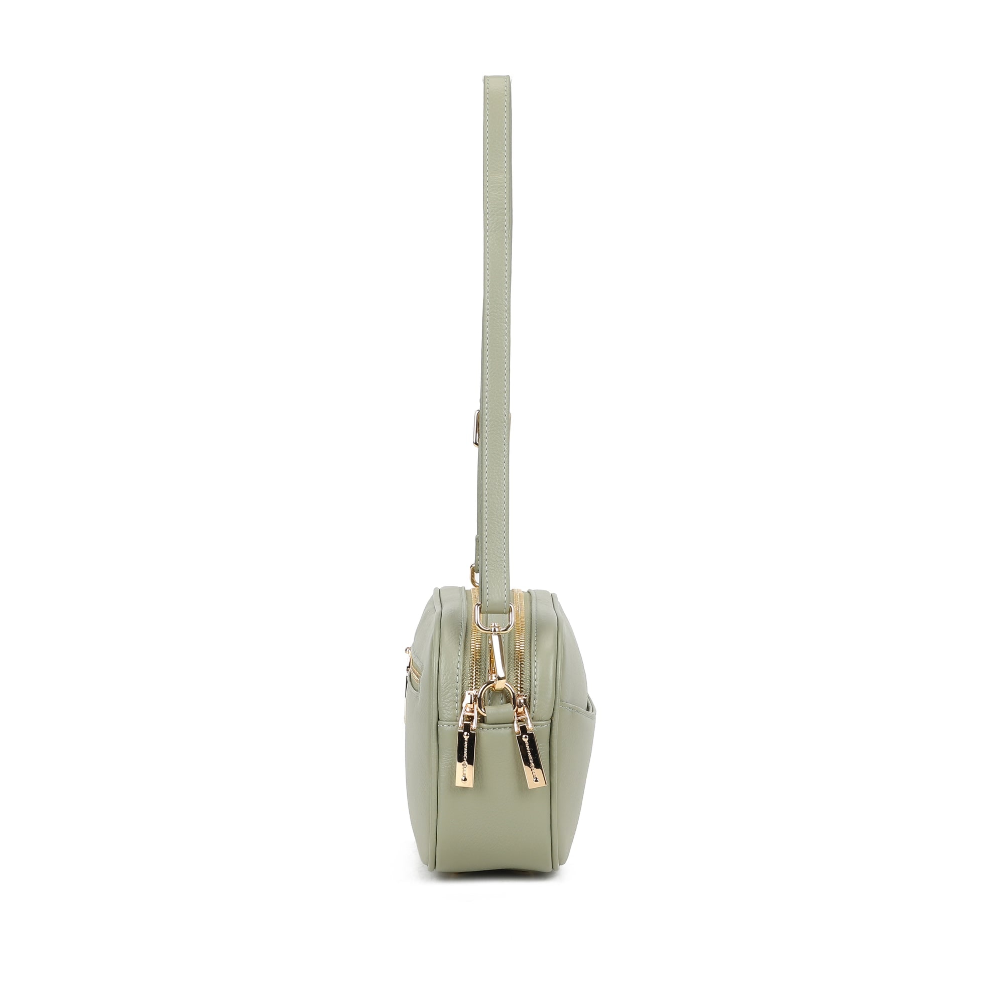 Lexi Leather Crossbody Bag - Green view 3