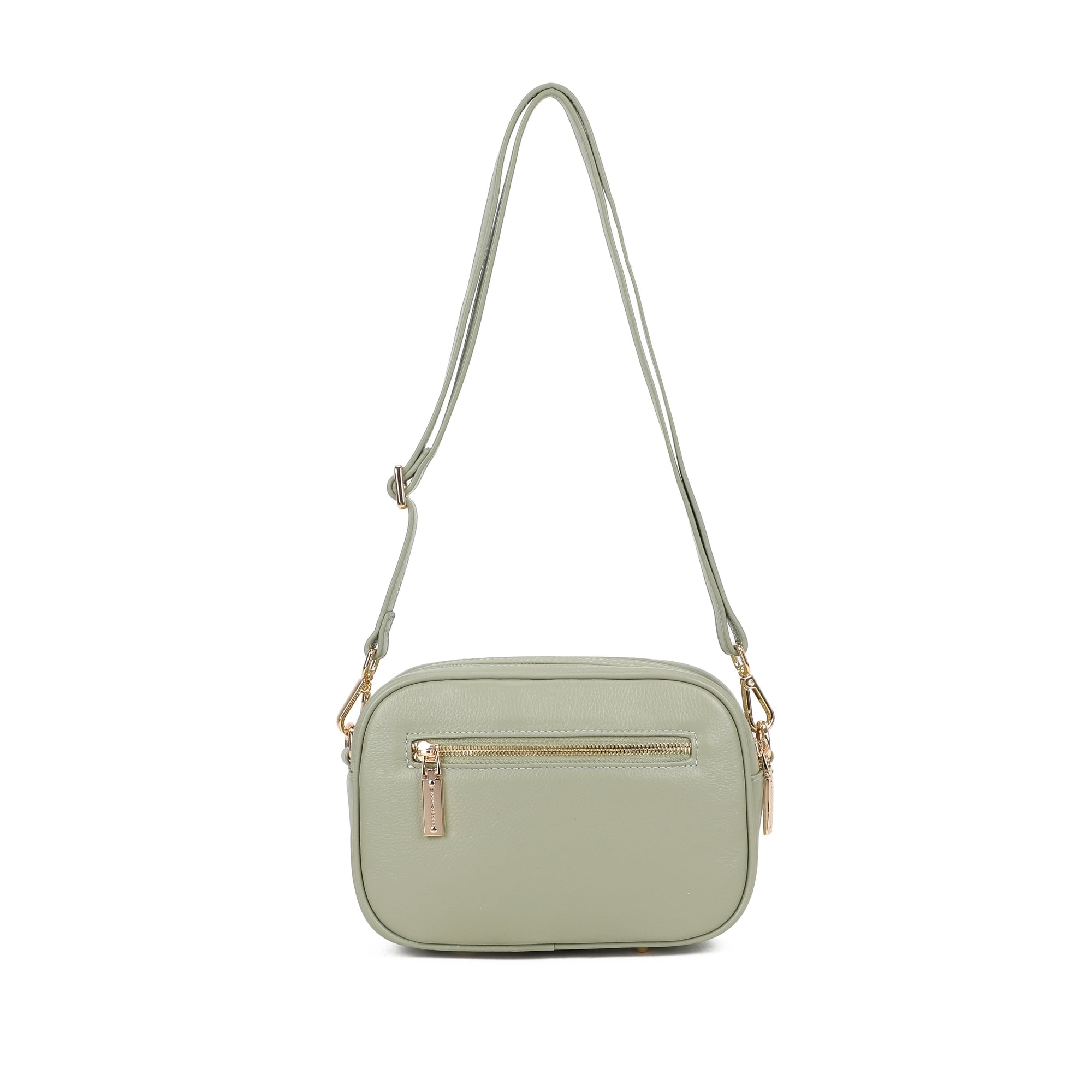 Lexi Leather Crossbody Bag - Green view 4